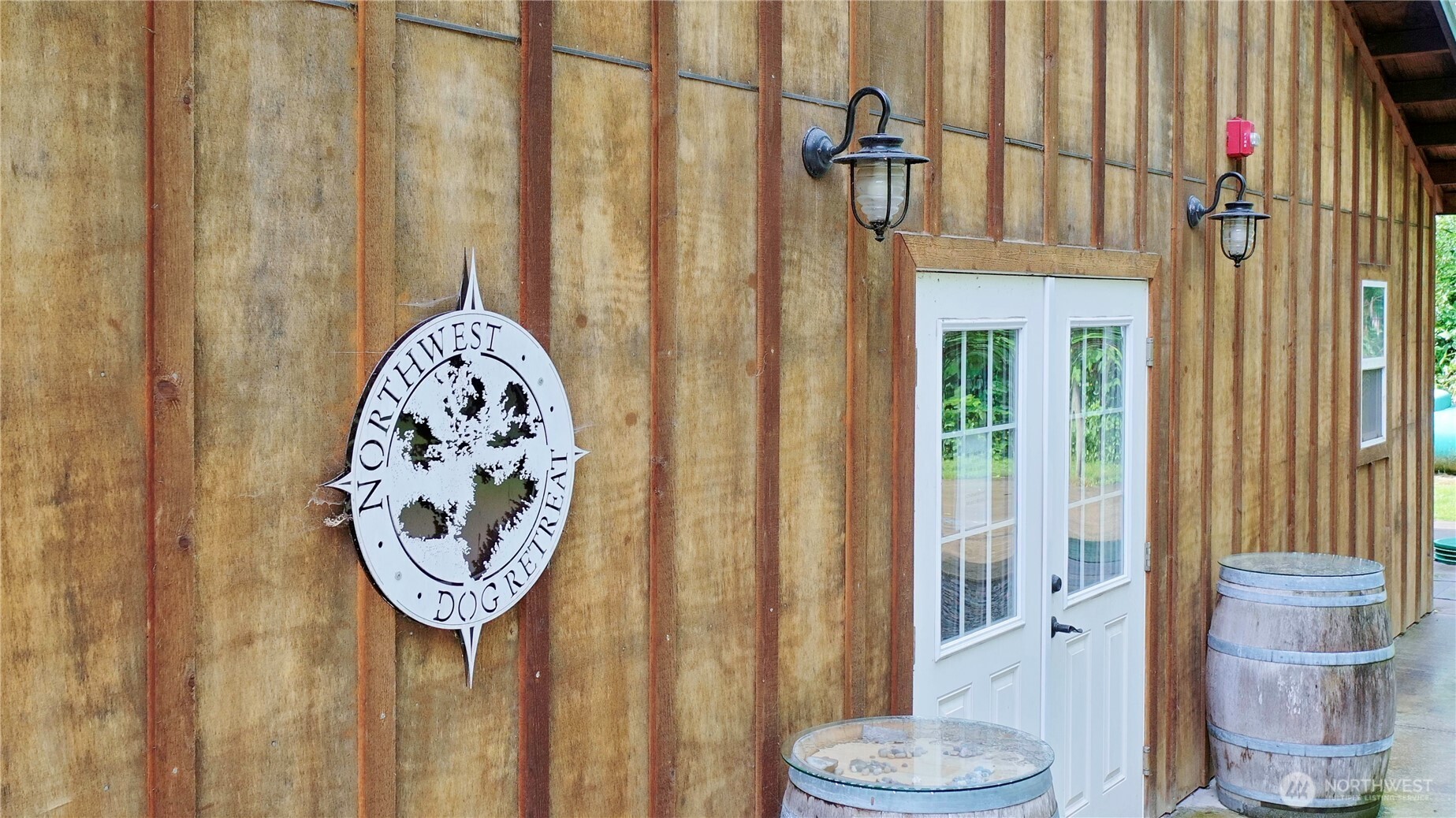 Kennel Building Entrance