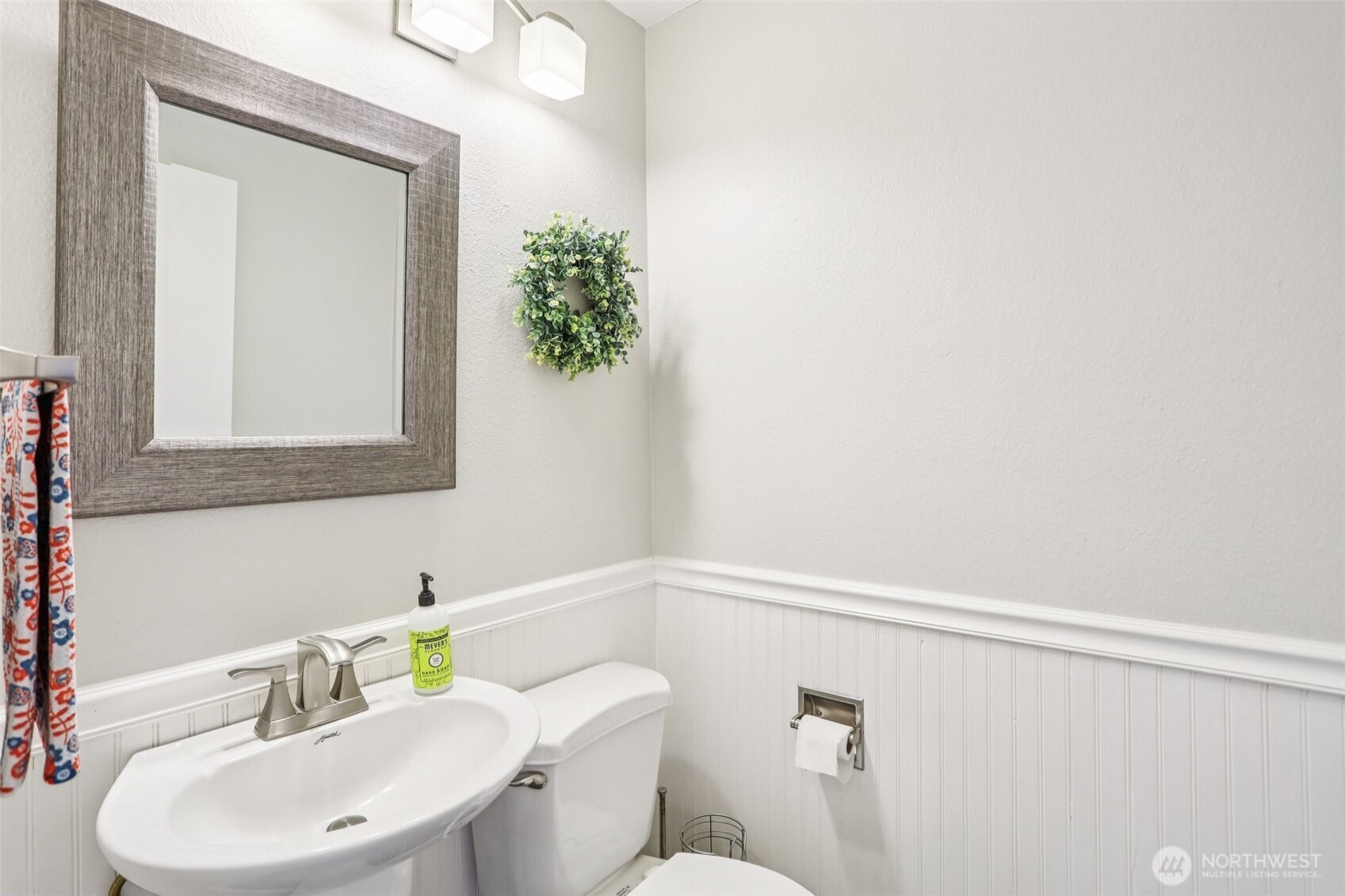 Half bath main floor.