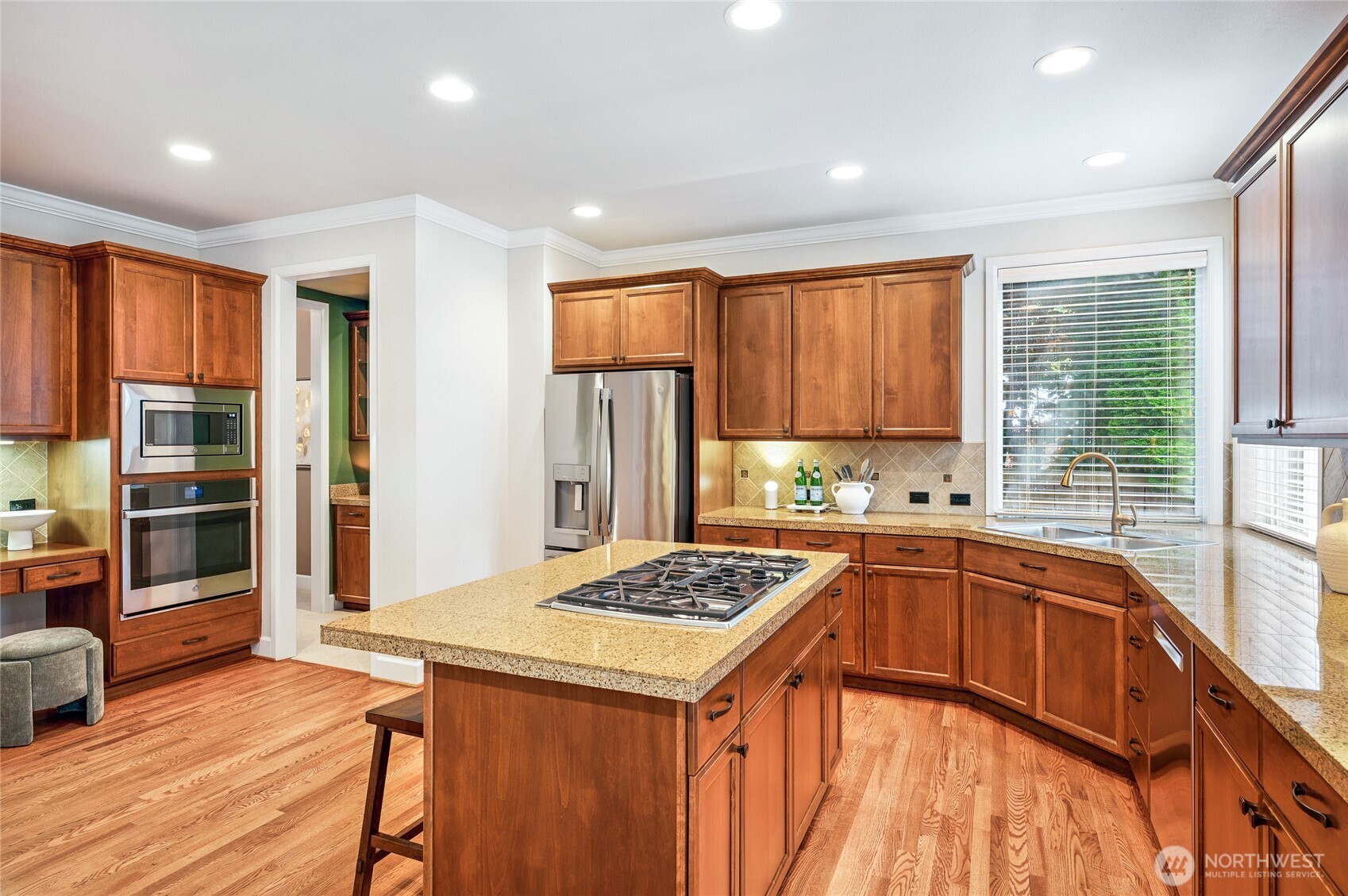 Stainless steel appliances for modern living.