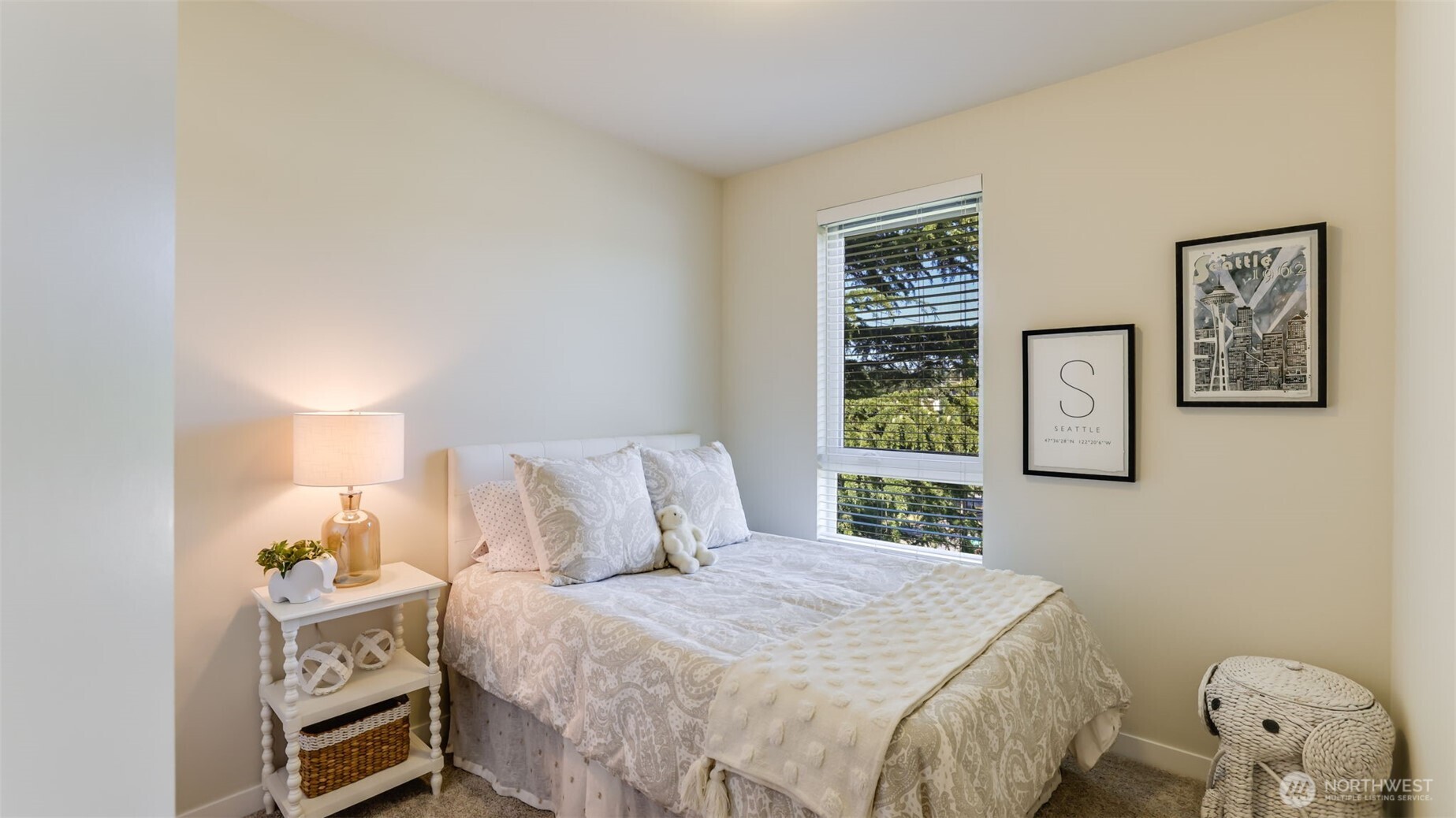 This one of the 3 bedrooms on the up stairs level.