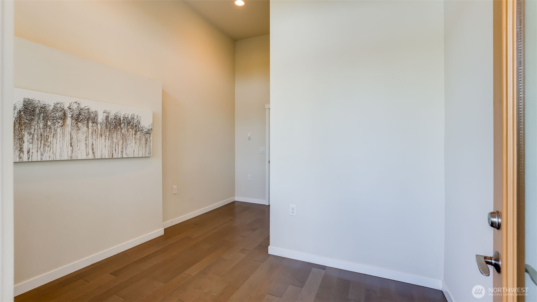 This is the potential room where a business can be done within your own home. A unfinished half bath and room for a washer and dryer are located on this level.