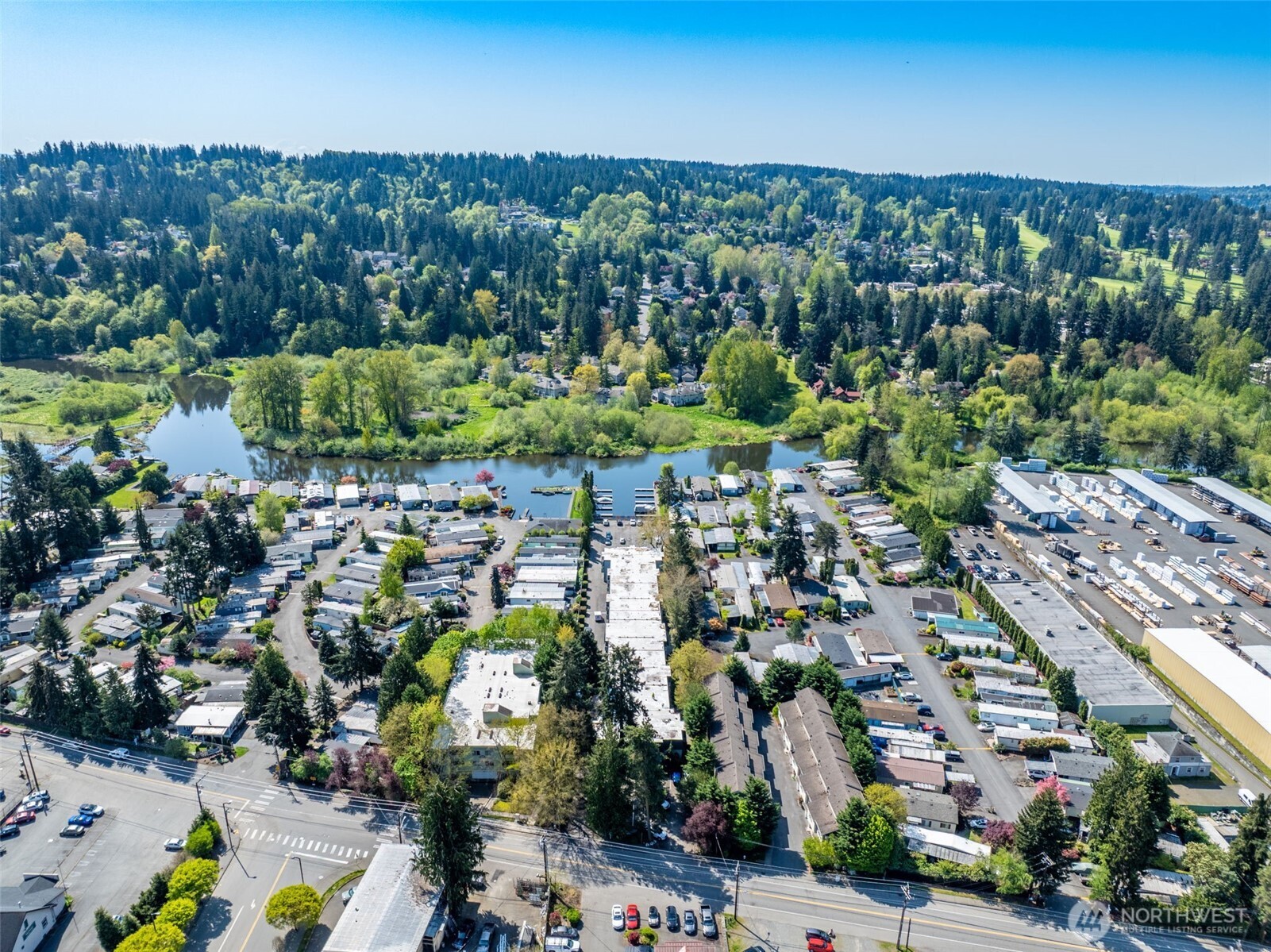 Just a short run down the river to Lake Washington!