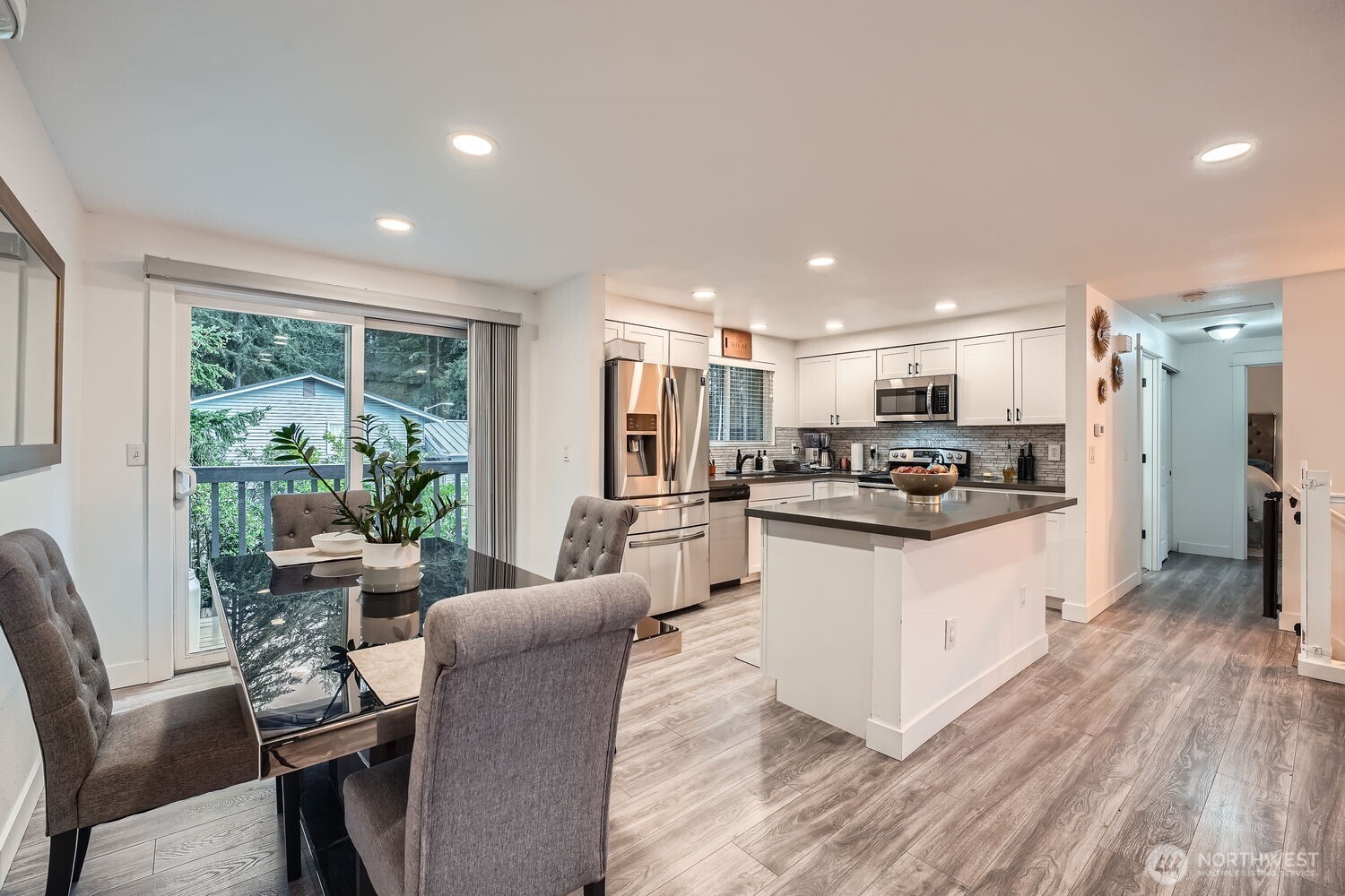 Open Concept Kitchen & Entertainment.