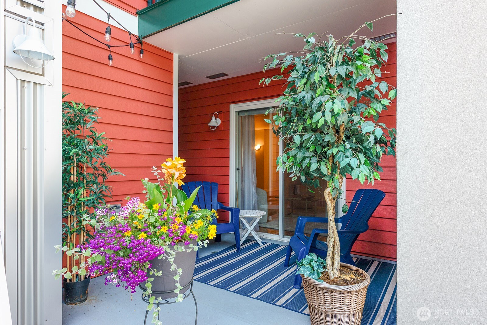 Wonderful patio space can be used in almost any weather.