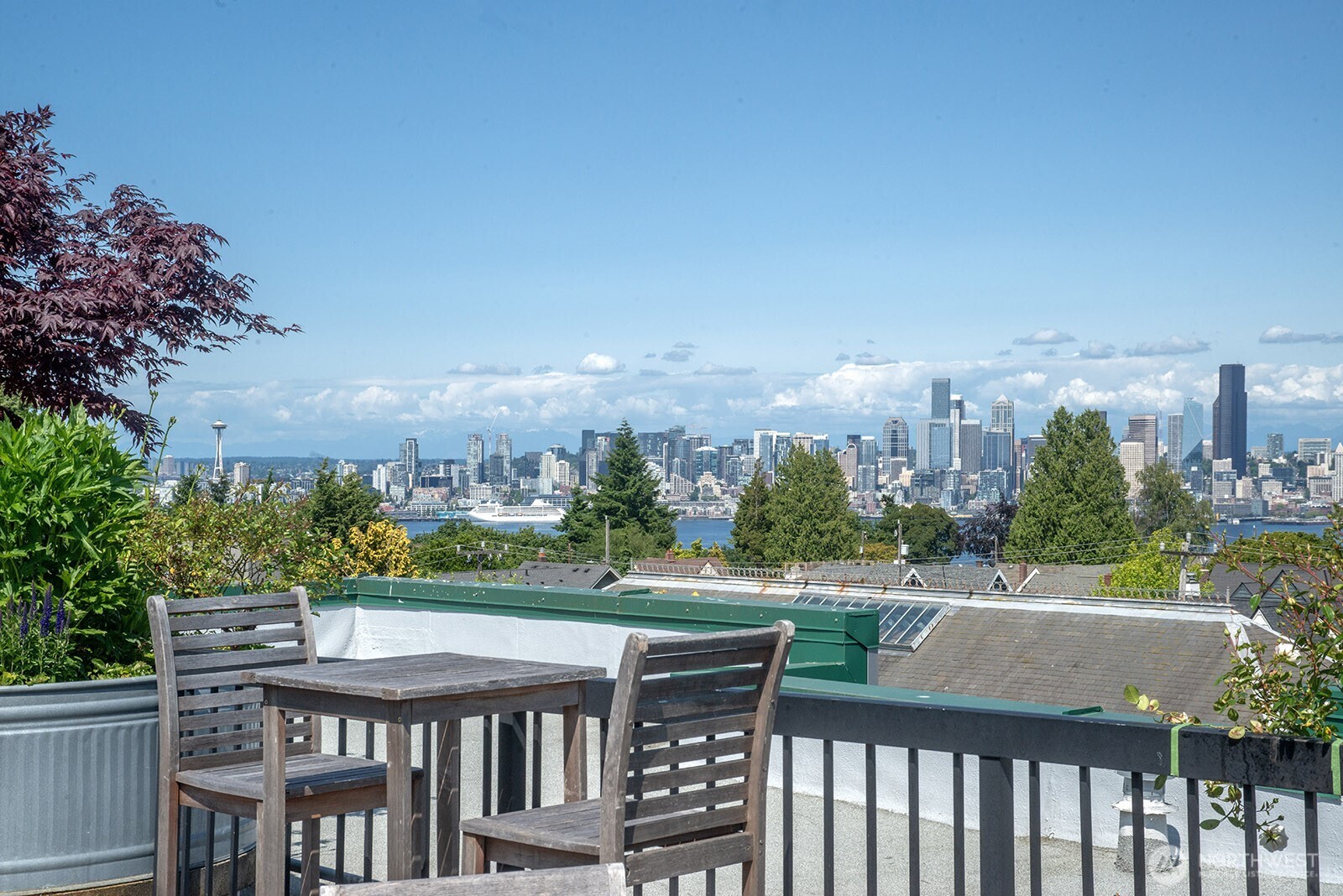 What a place to see the fireworks! This city skyline view is fabulous!