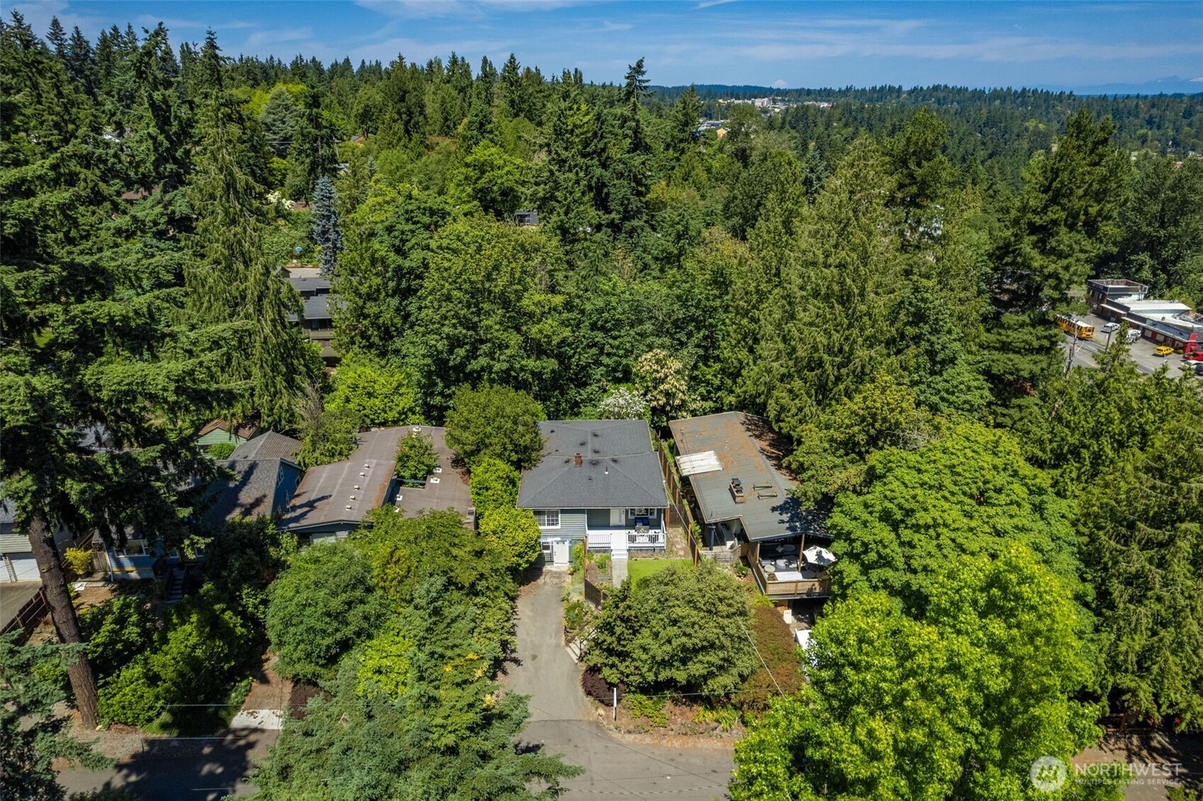 Lush, green, peaceful neighborhood!