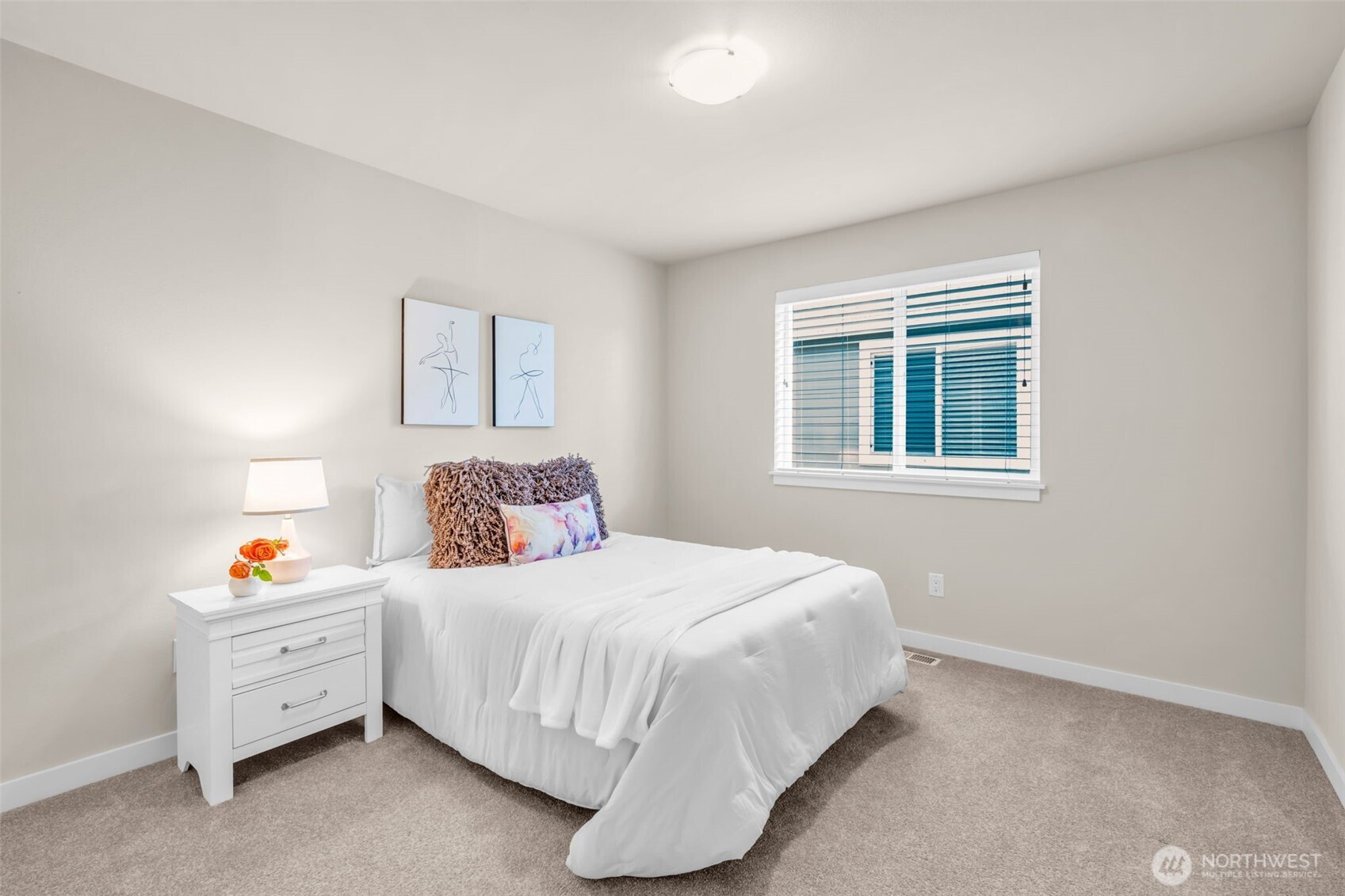 1nd bedroom upstairs with bathroom right outside the door.