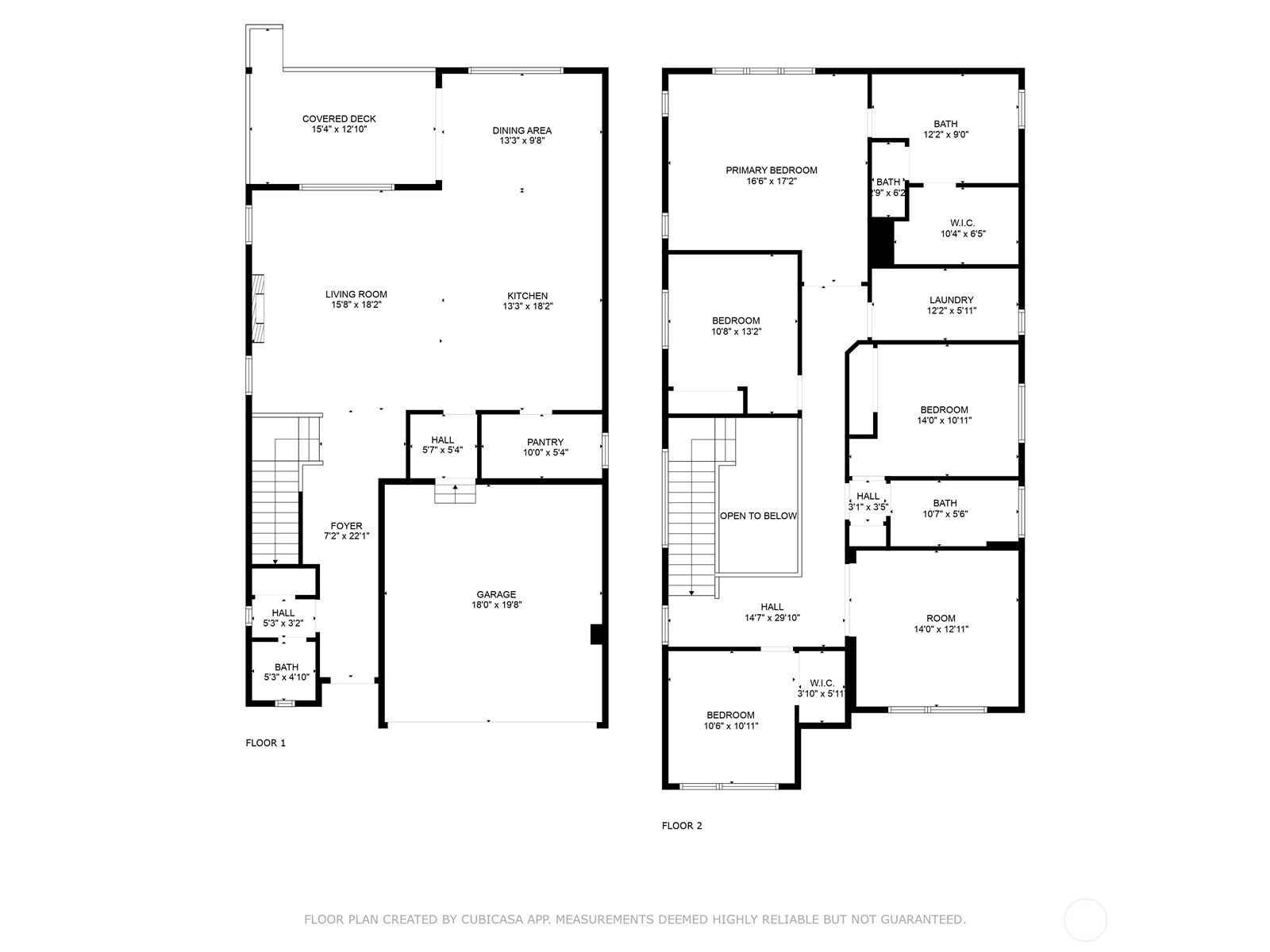 Floor-plan of the home.