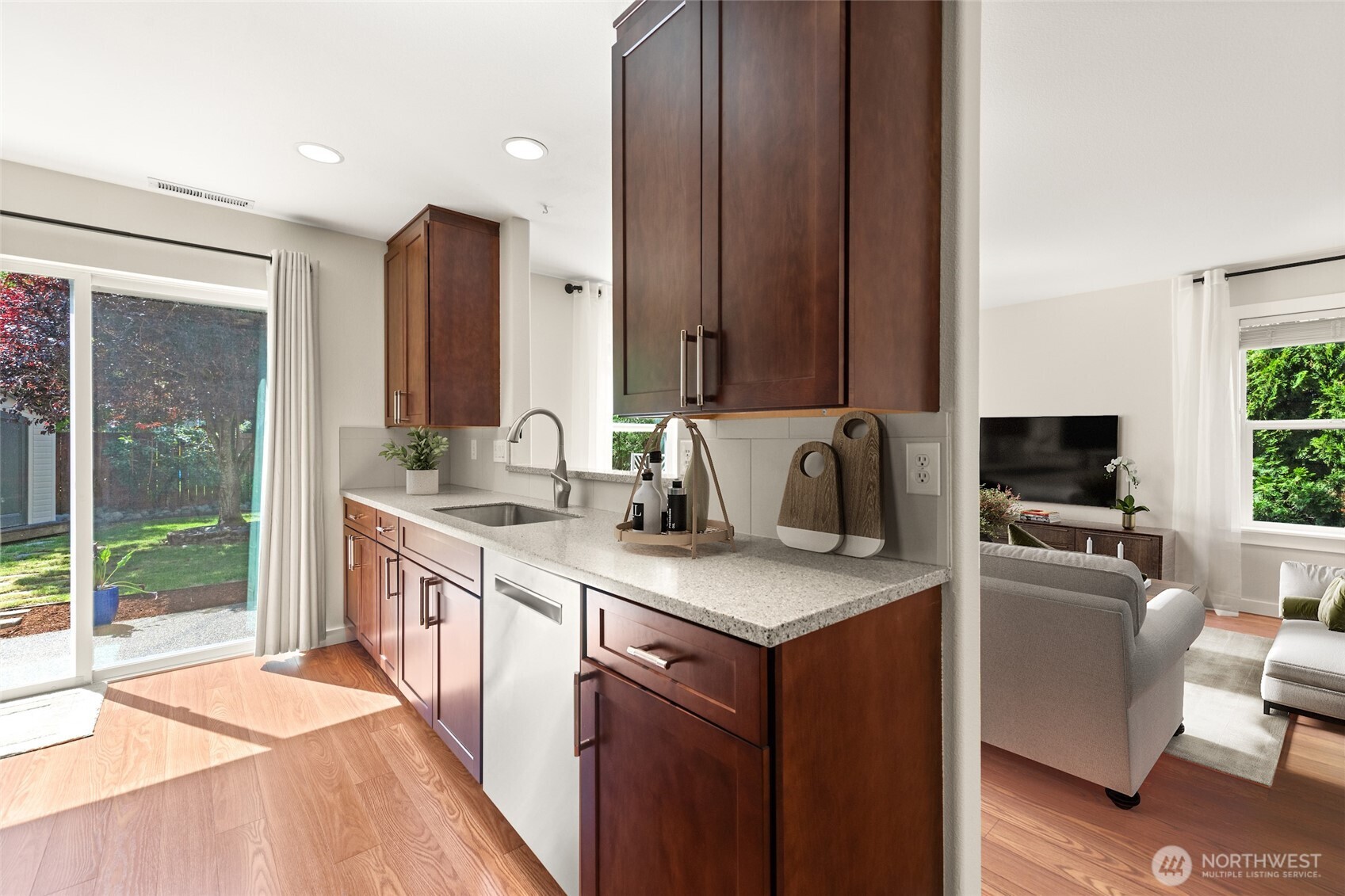 Updated kitchen with thoughtful details.