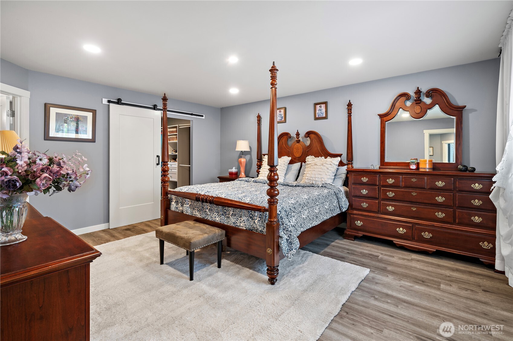Spacious laundry area with generous upper and lower cabinet storage