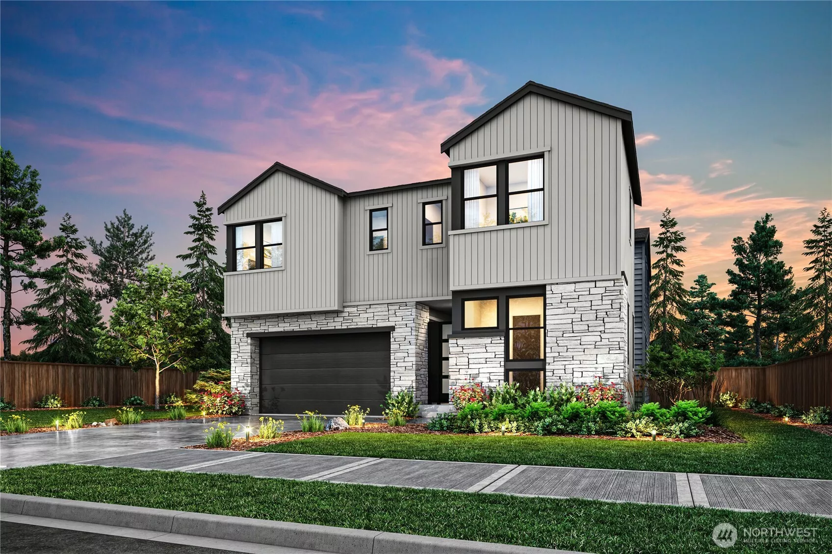 Exterior Rendering for marketing purposes only.