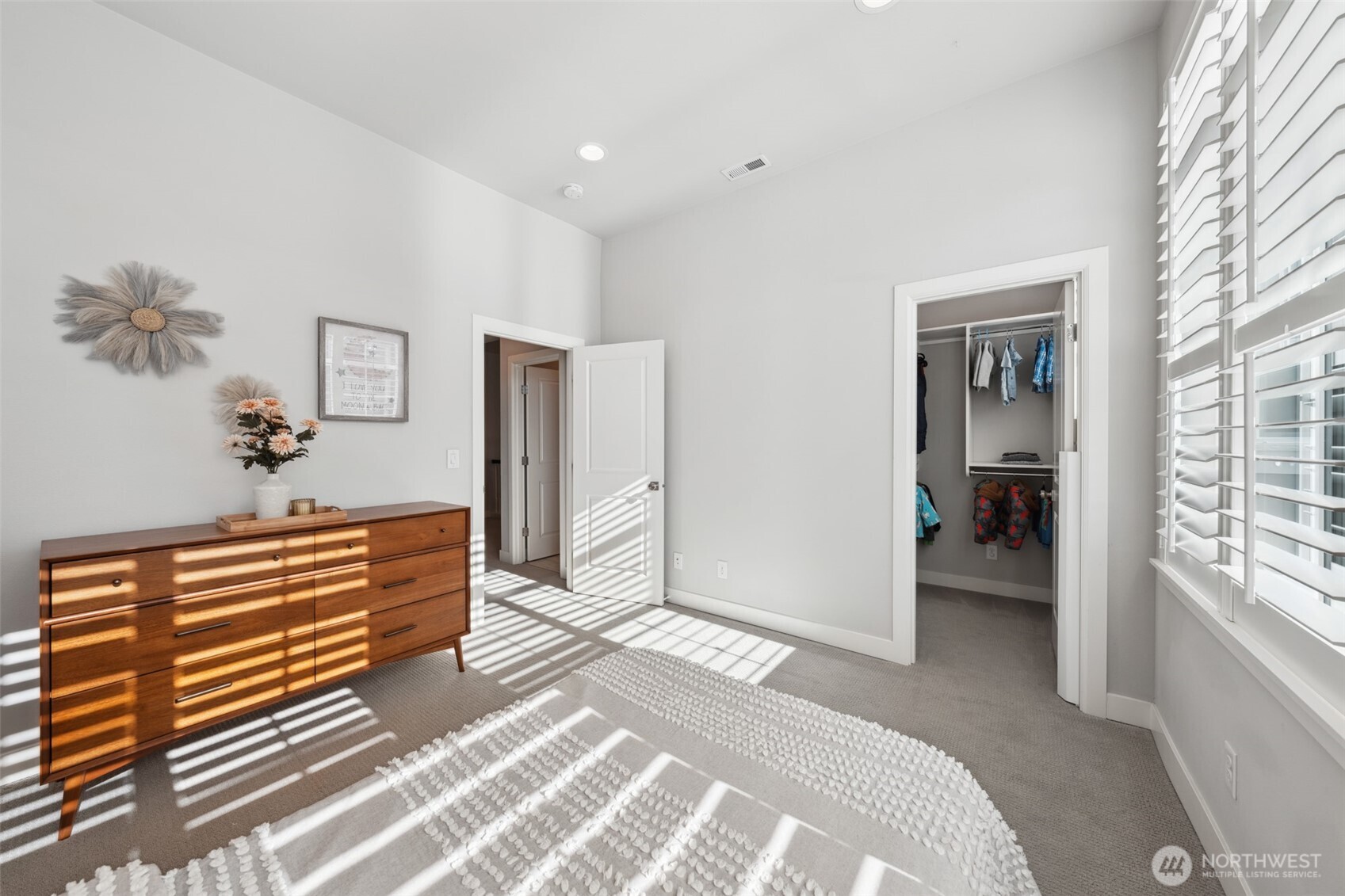Upstairs Bedroom #2 with Walk In Closet