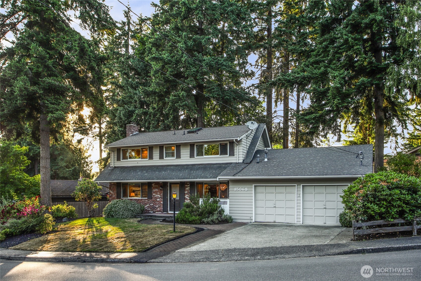 Tucked among the beautiful backdrop of PNW Evergreens.