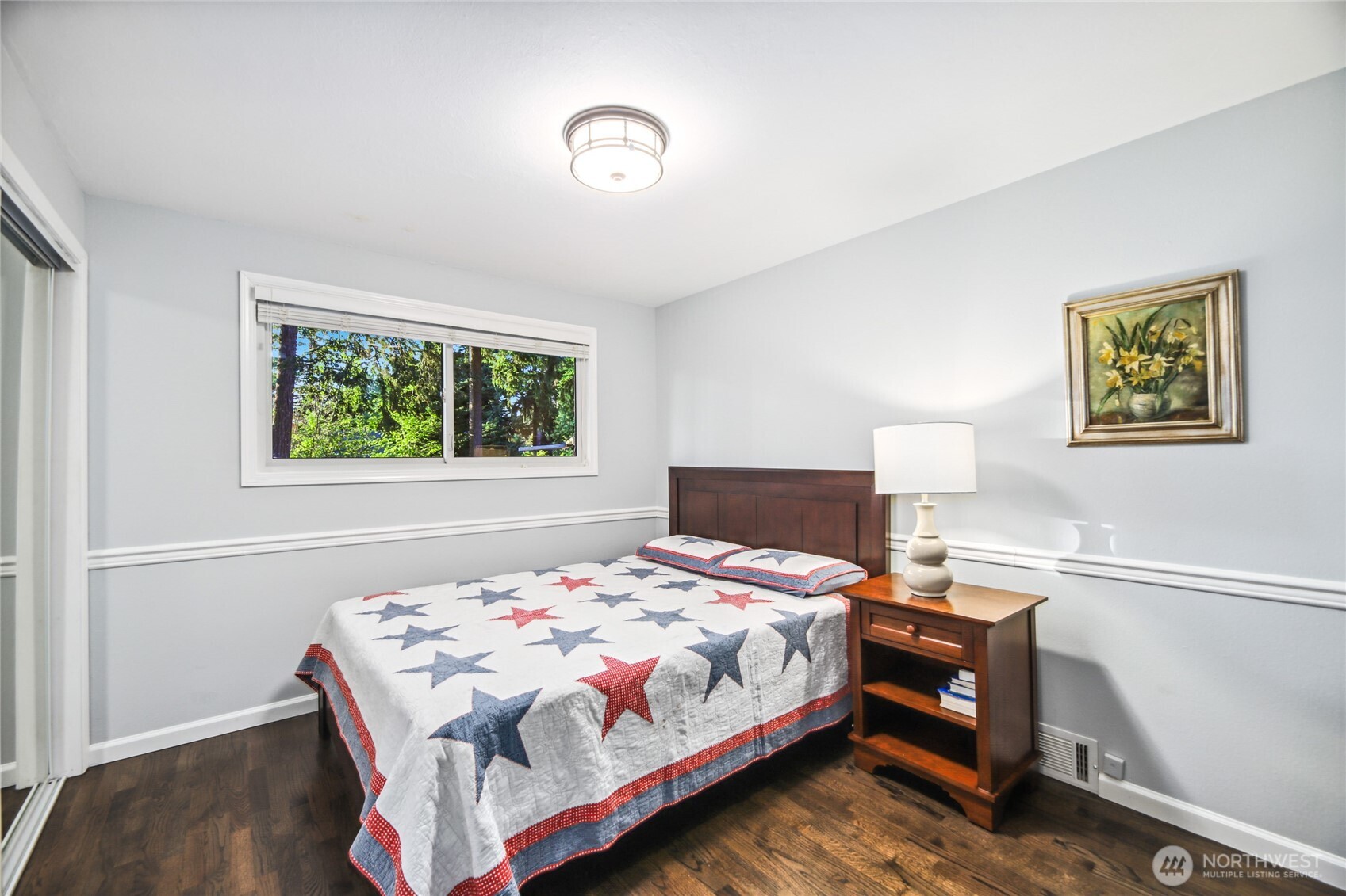 All upper floor bedrooms include fresh paint and refinished hardwood flooring.