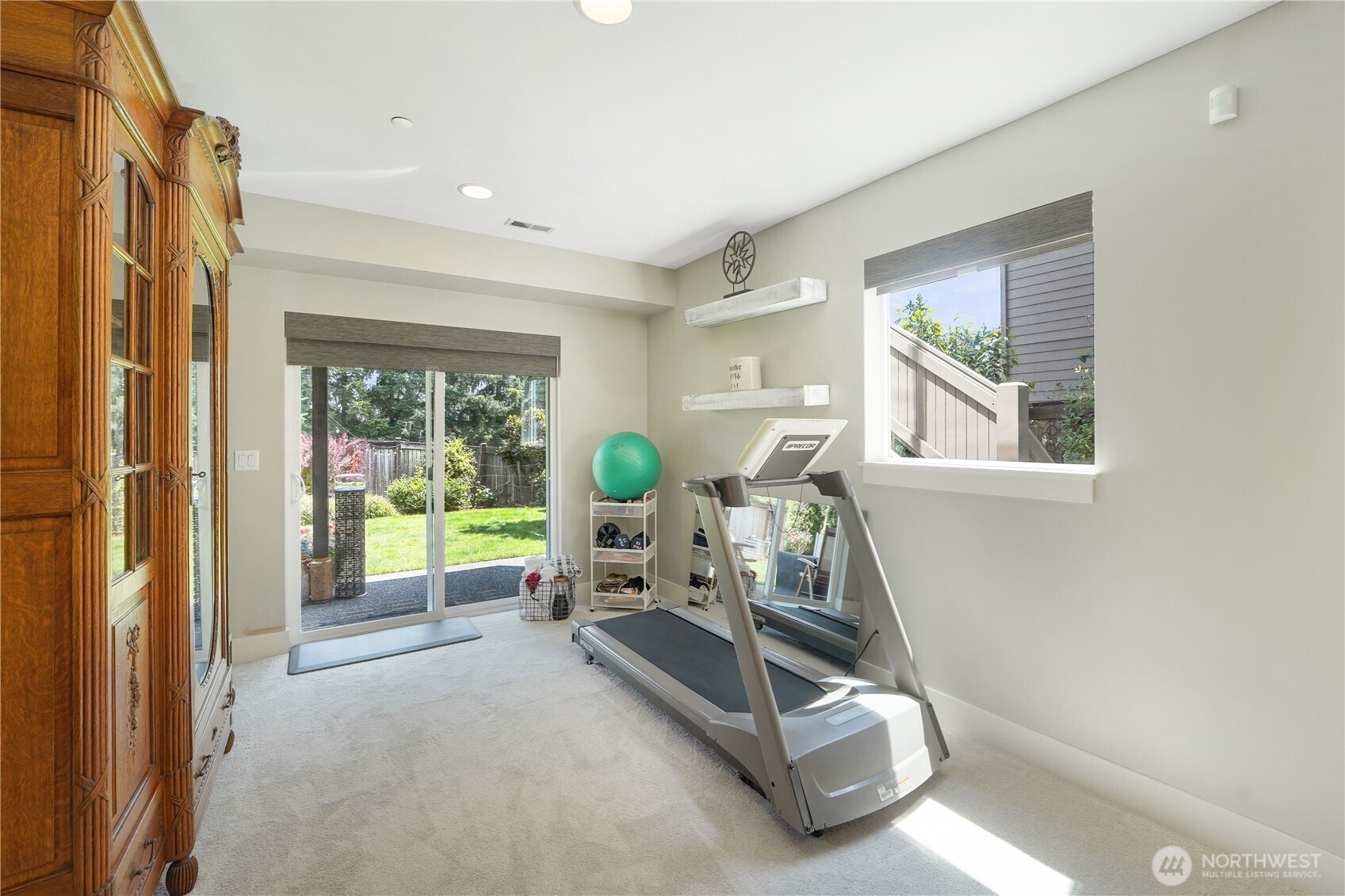 Downstairs Game/Workout area
