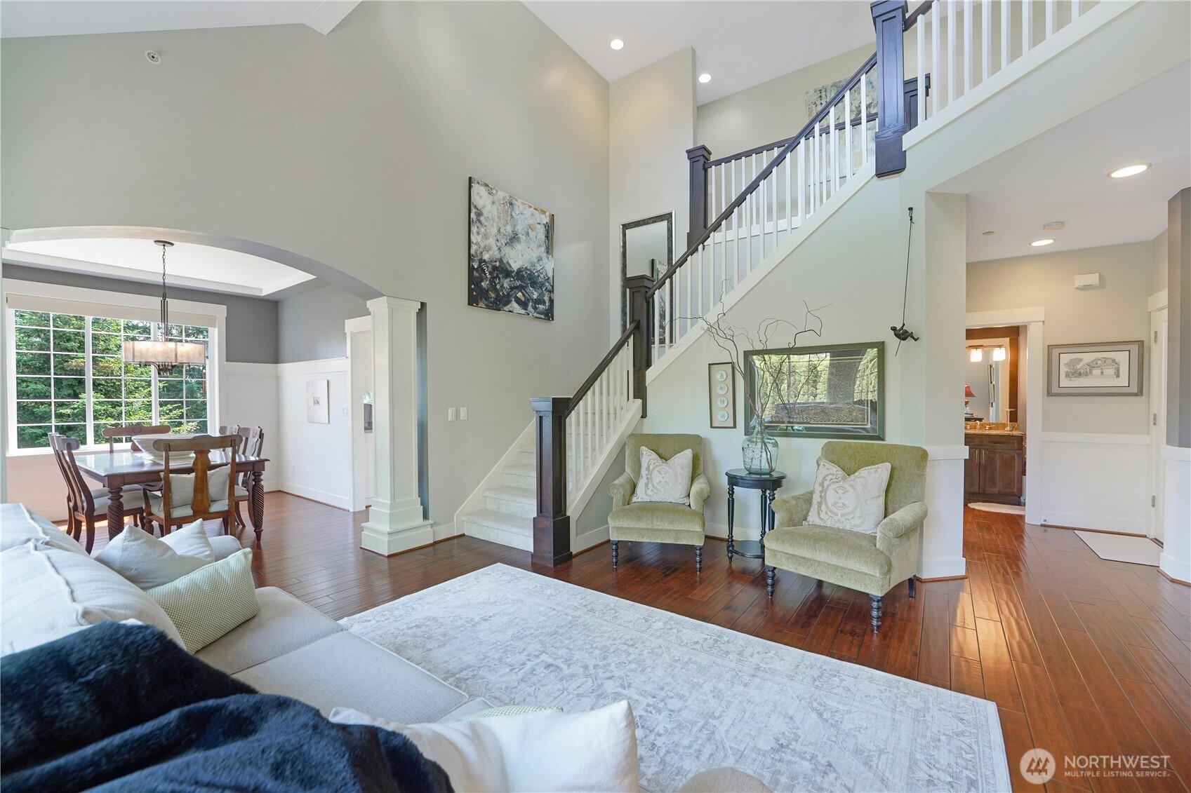 Living Room & Staircase