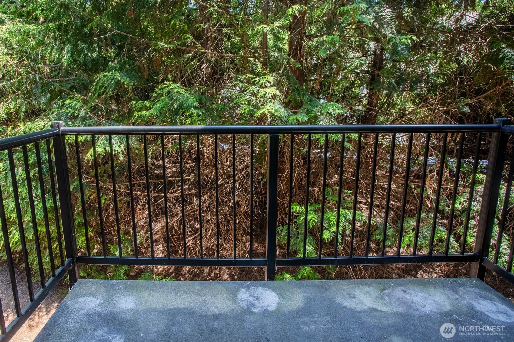 Private Balcony with Privacy off the Guest Bedroom.