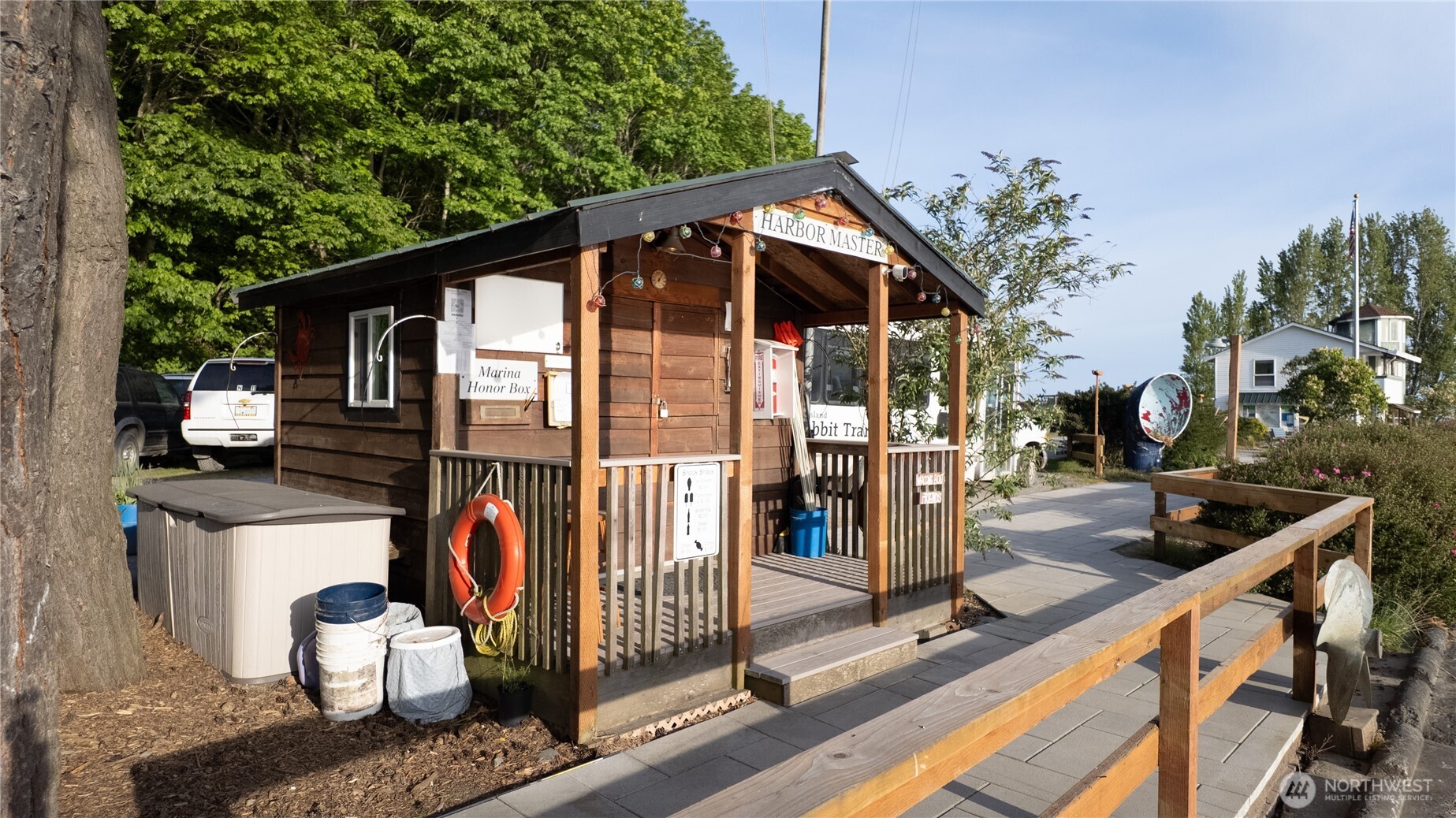 Hat Island Harbormaster Shack