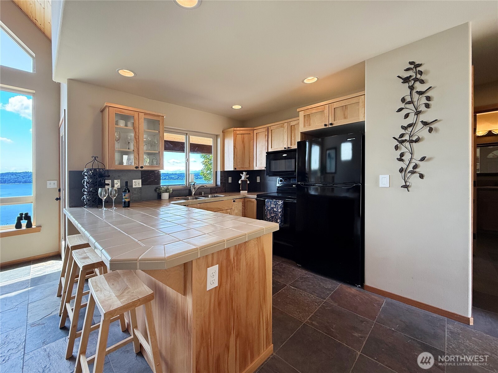 Open concept living.