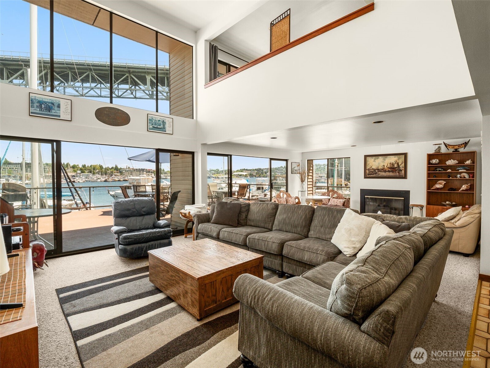 This room is the focal point for many gatherings.