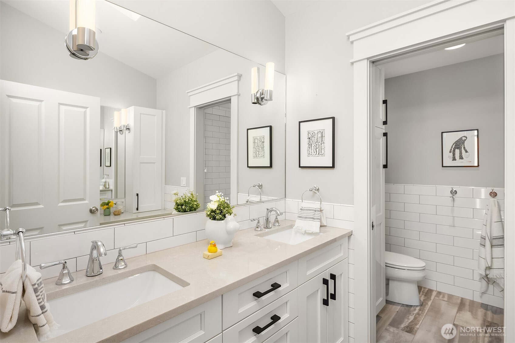 Beautiful Hall Bathroom