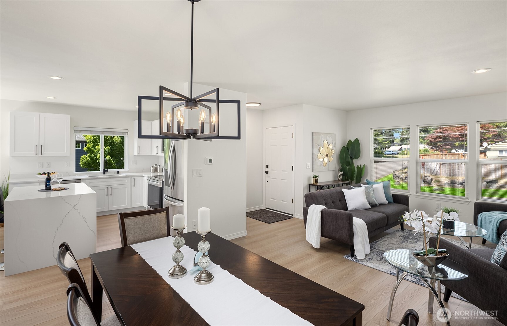 Looking To Entry From Dining Area