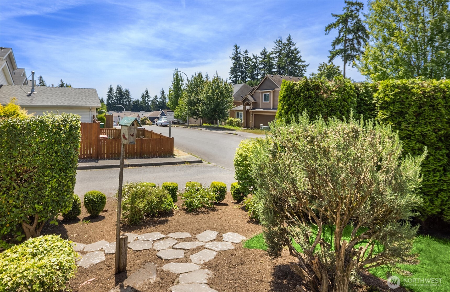Landscaped Side/Back Yard