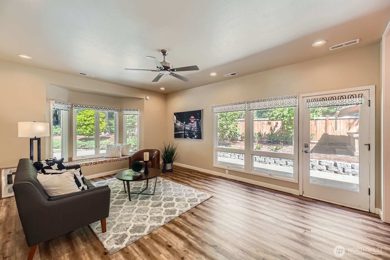 Separate access off the bonus room leads to the patio.