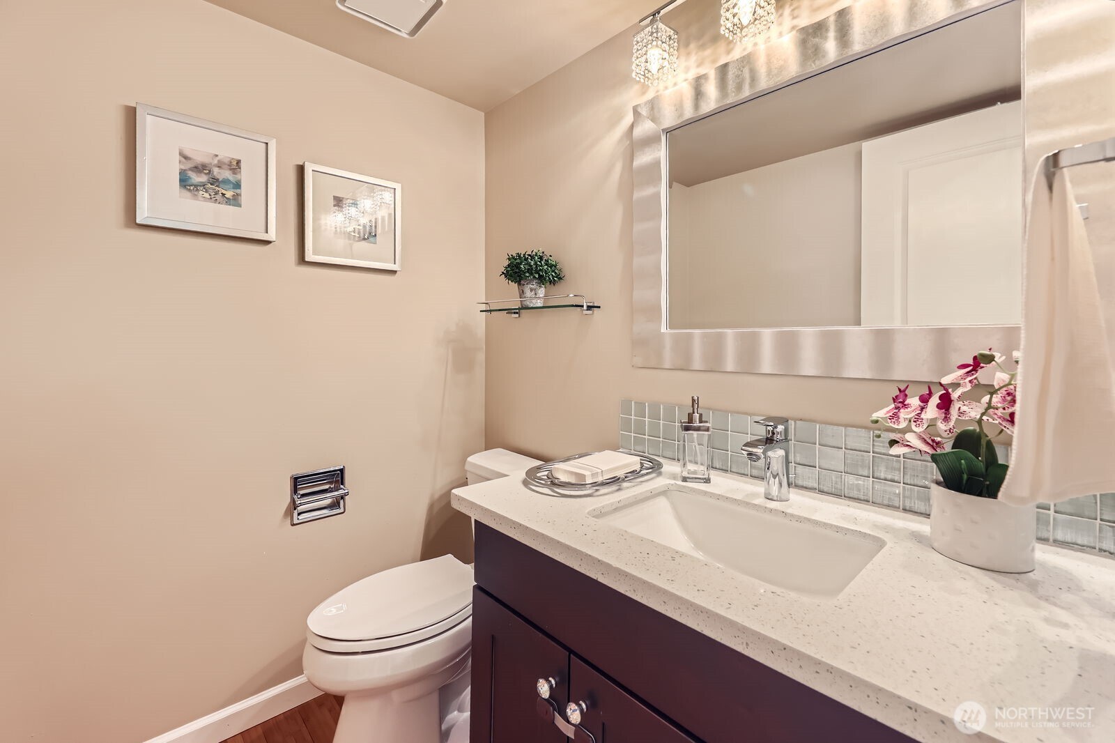 Main floor half bath.