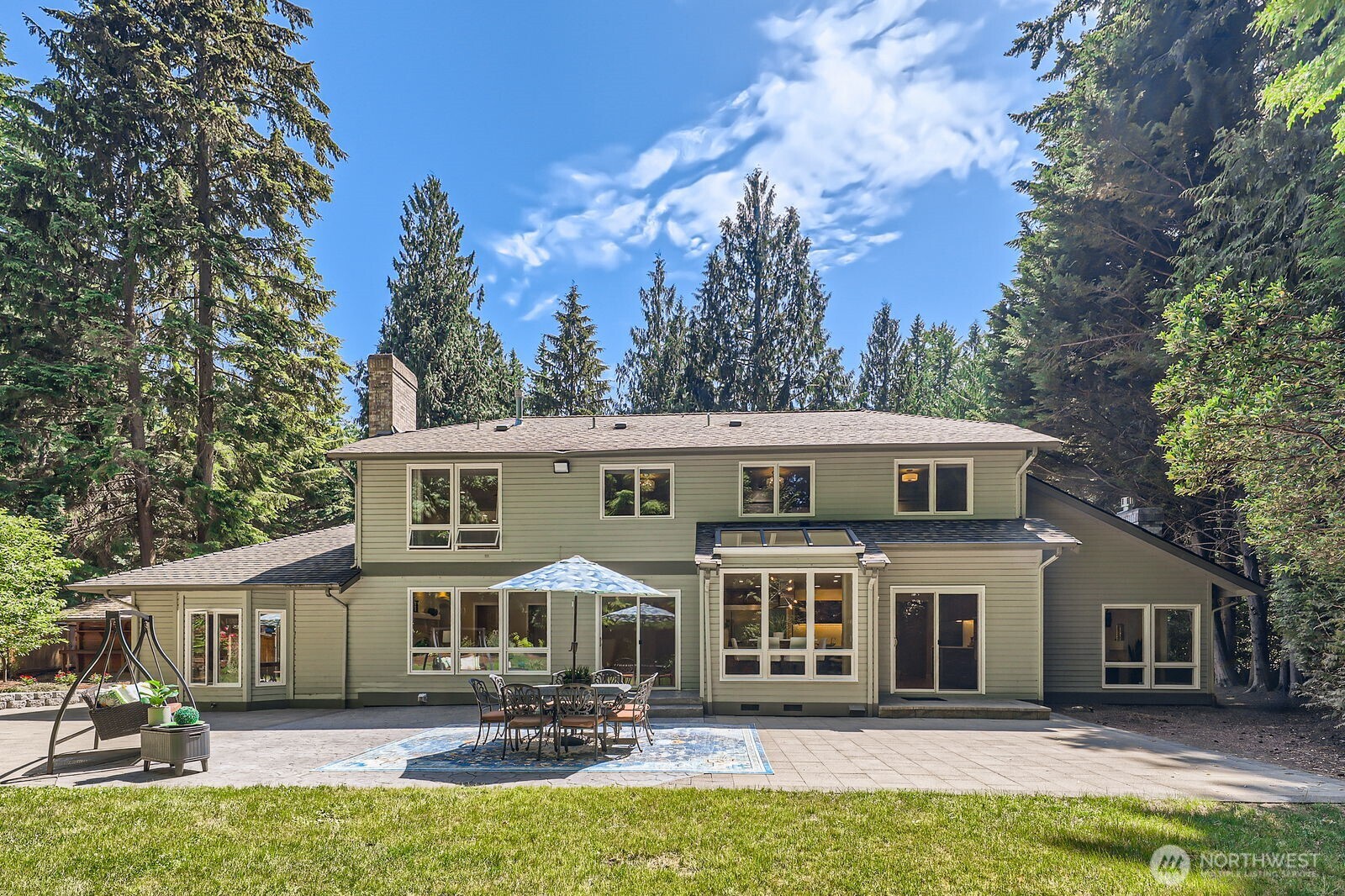 Enjoy summer BBQs and outdoor entertaining on the expansive patio.