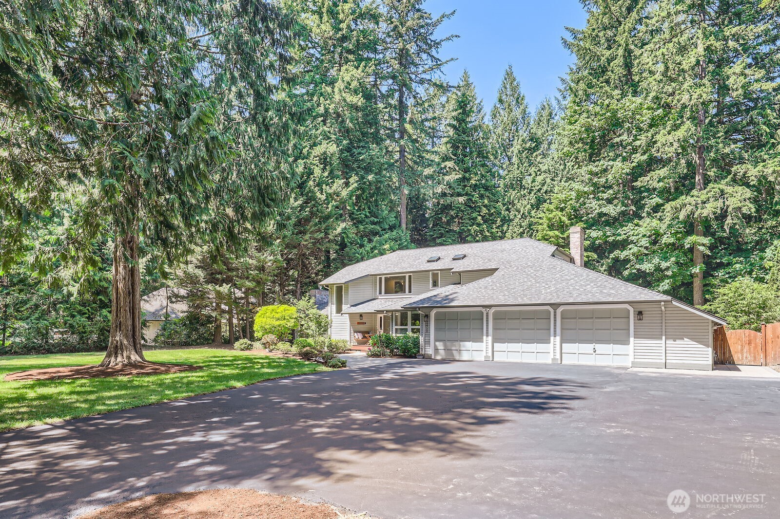 Large driveway. Room for RV, Boat Parking and Storage Shed.