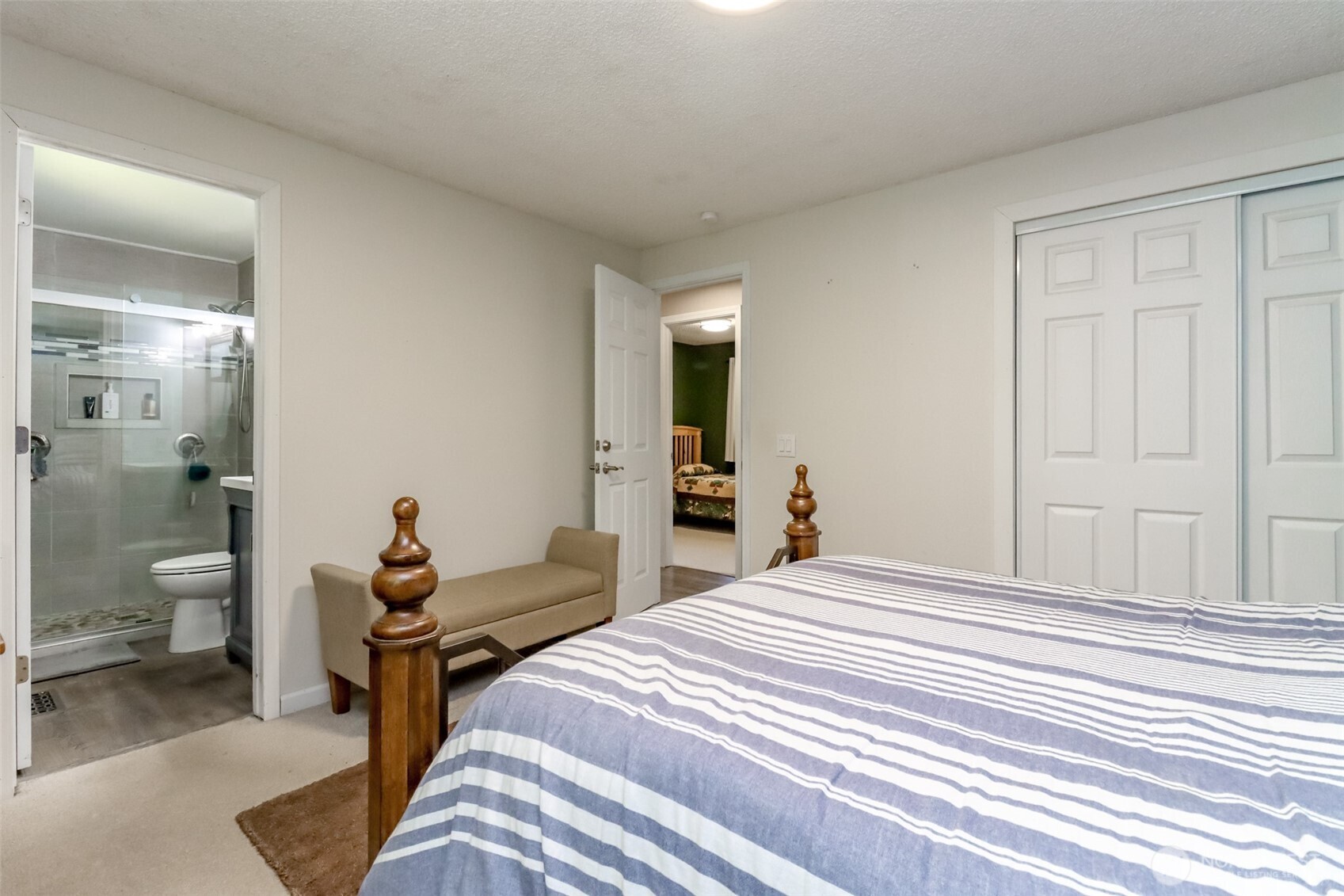 Angle 2 of the primary bedroom.