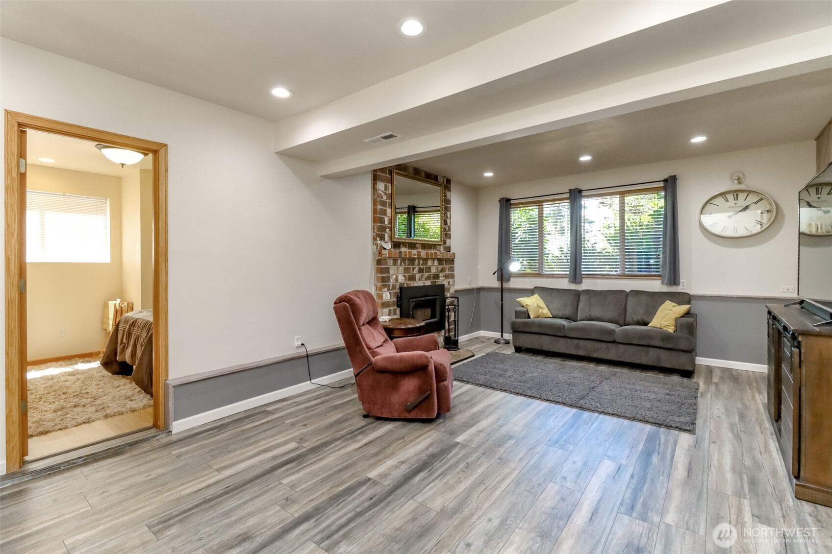 Large open space for a movie room, workout room or more activites!