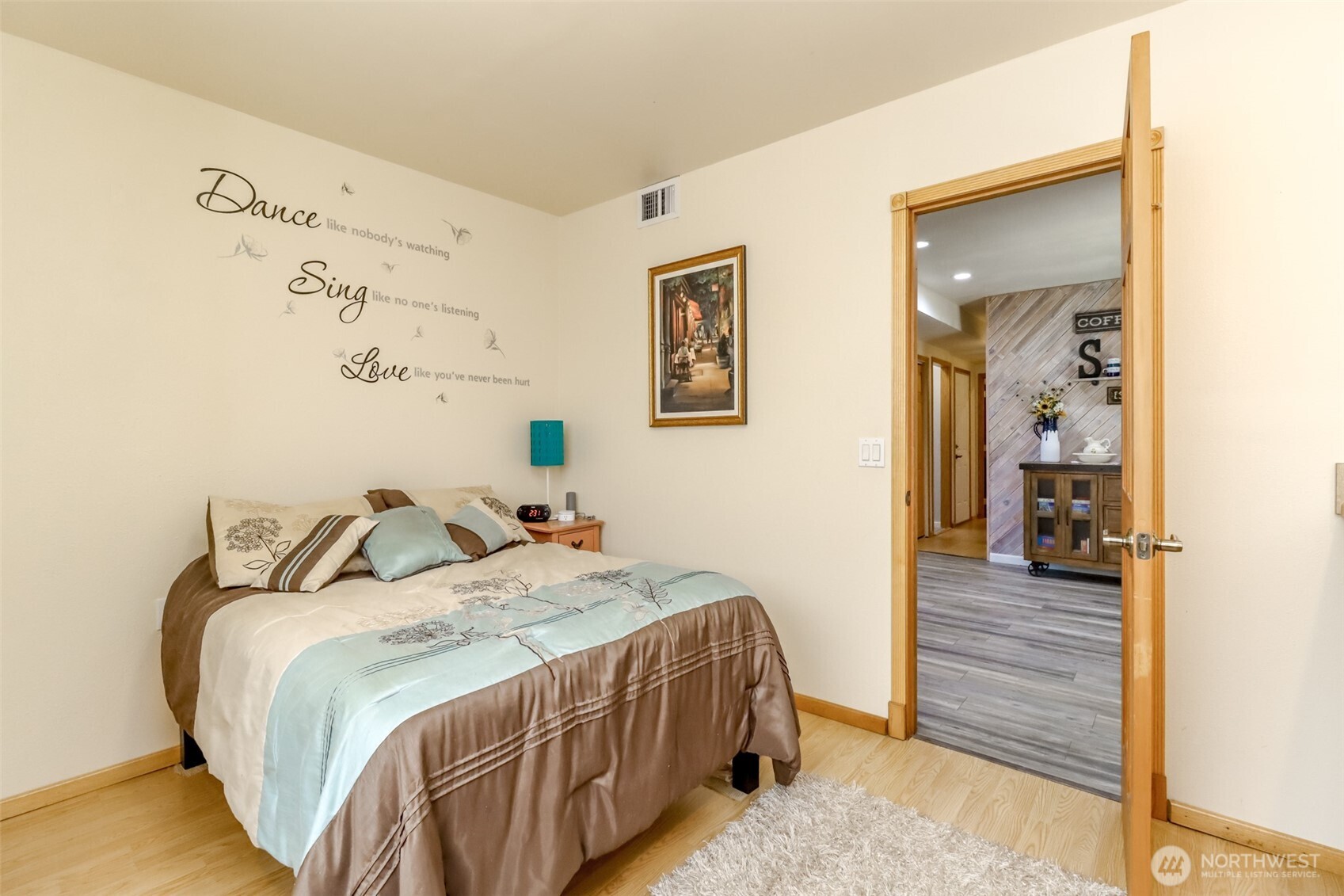 Laundry room & Half bath at the bottom of the stairs.