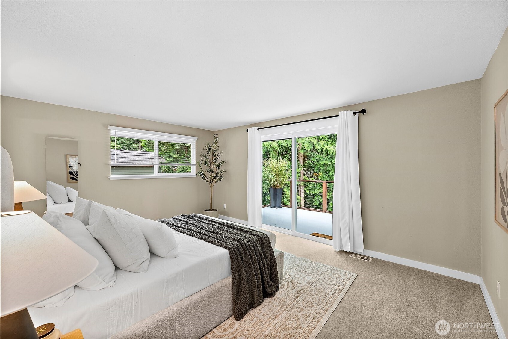 Wake up to this serene view!