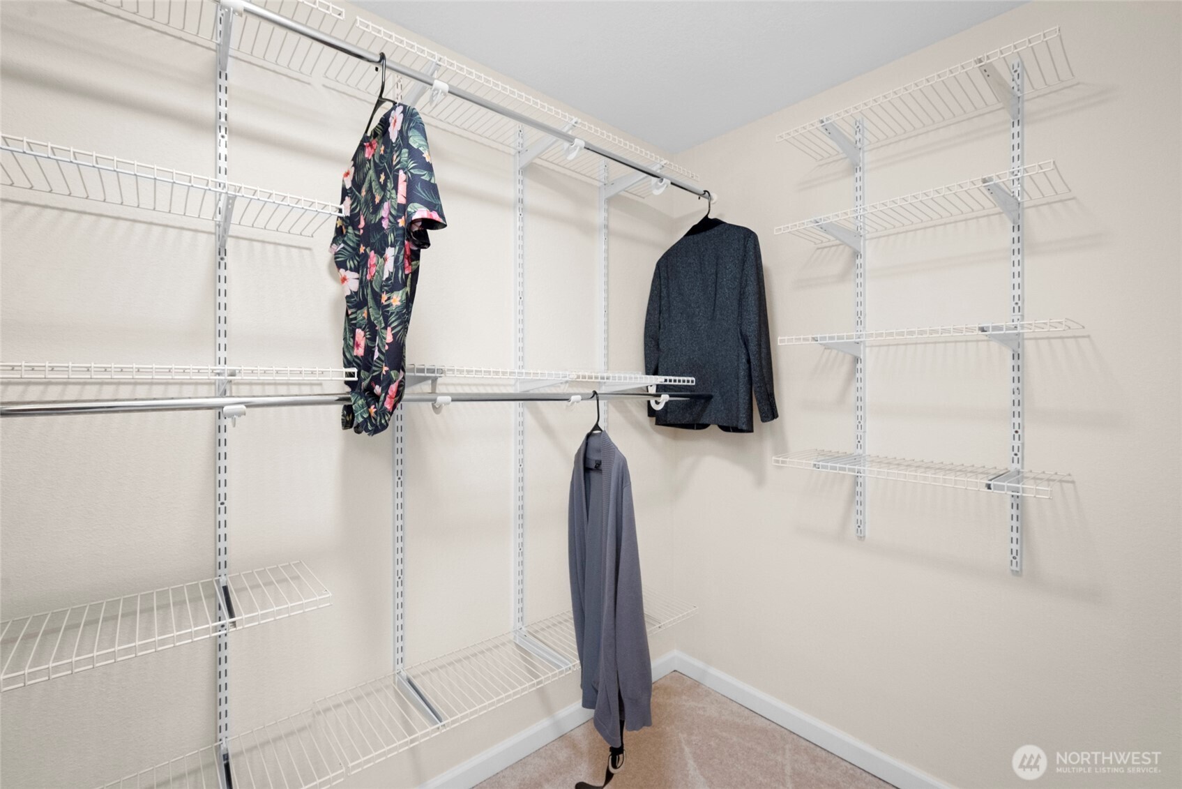 upstairs bonus room used as a primary bedroom