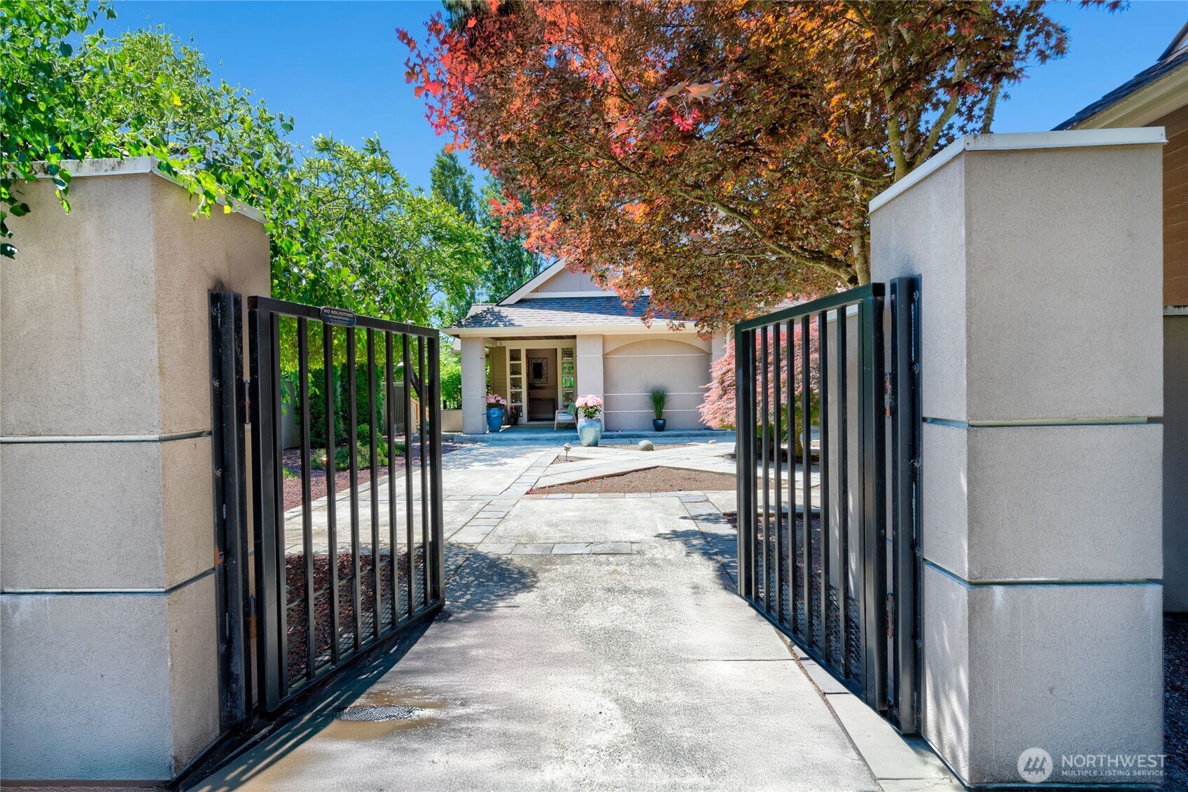 Gated Entrance - for Both Privacy & Security