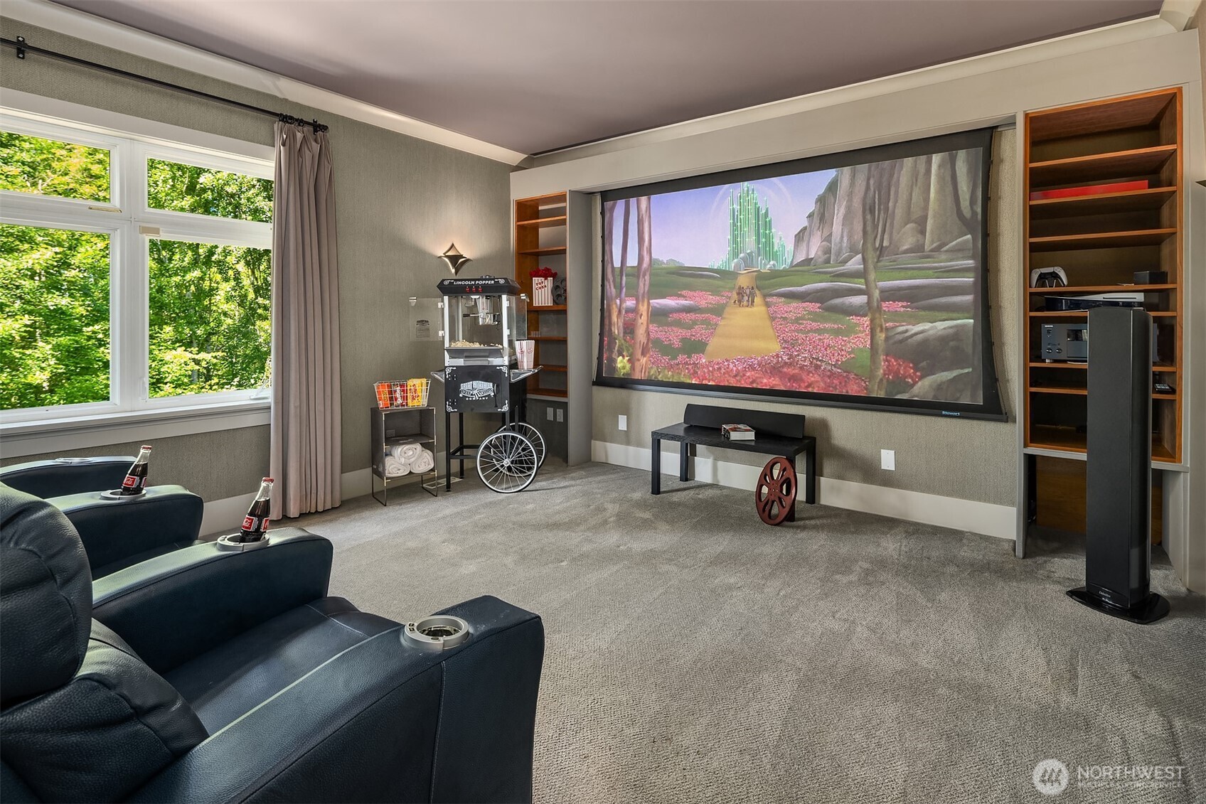 Acoutically Engineered Theater Room