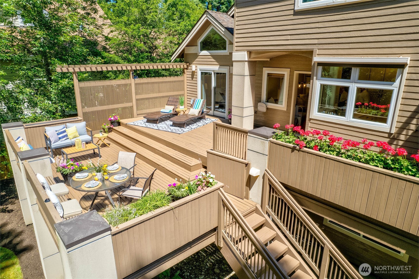 Multitiered Back Deck - Entertain With Style