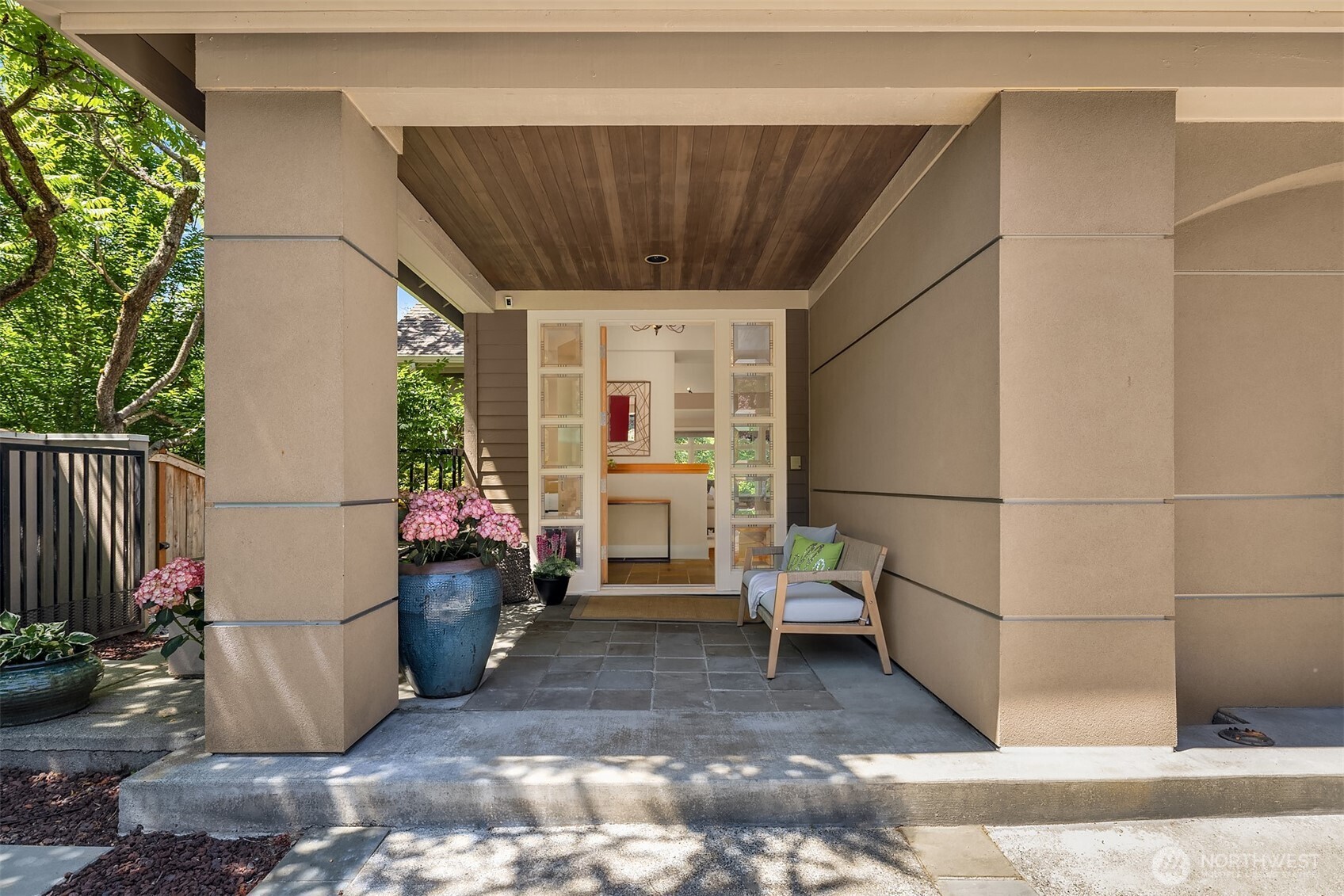 Elegant Covered Entrance