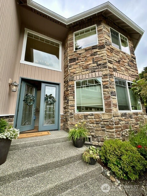 Stone exterior castle