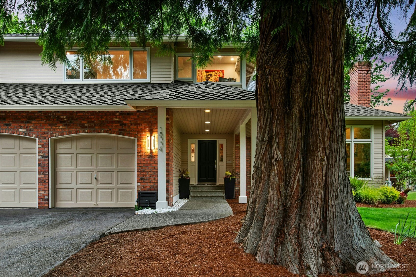 New 50-yr Presidential roof, new HVAC with AC system and special air filtration; tankless water heater; heated garage.