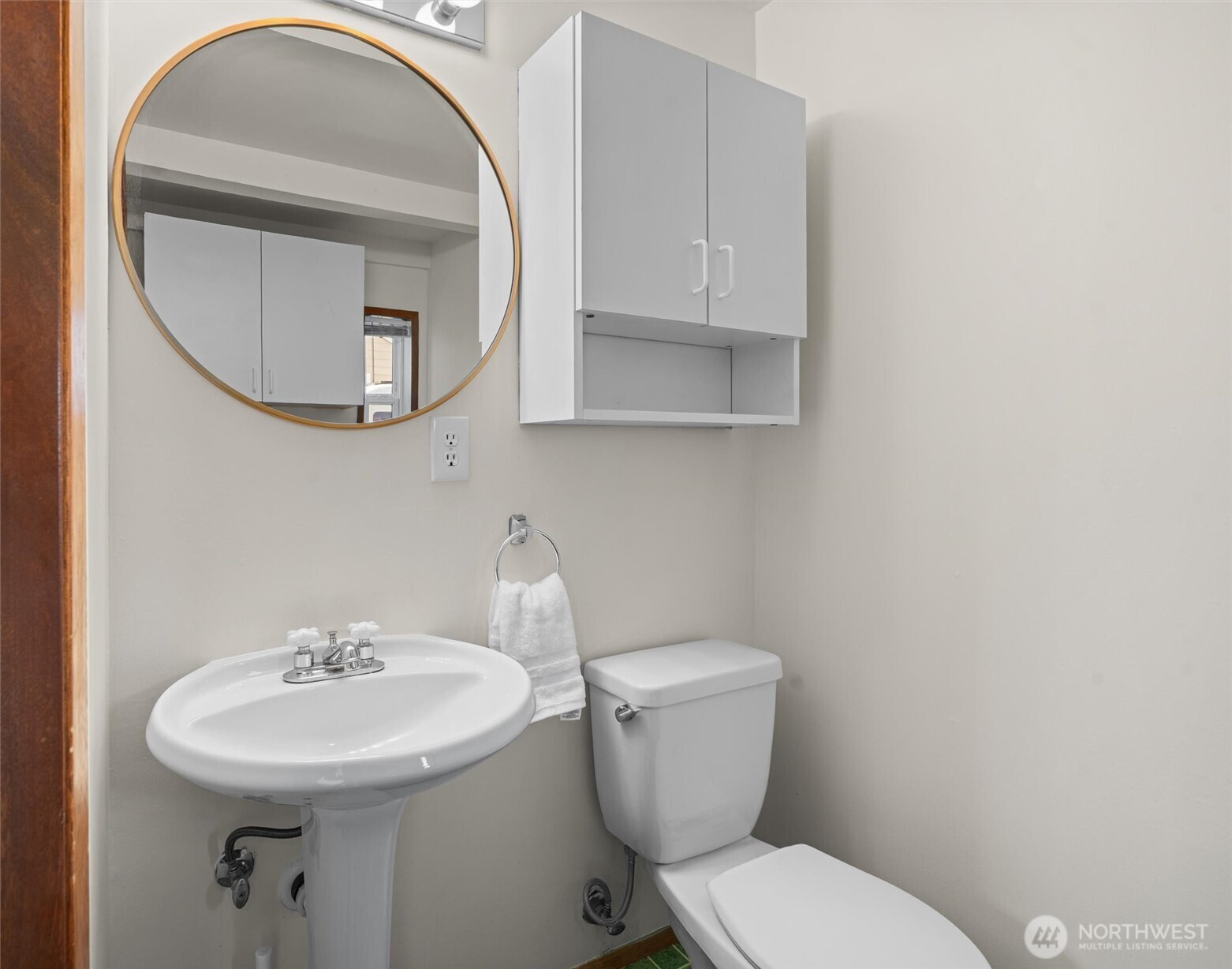 main floor half bath/laundry.