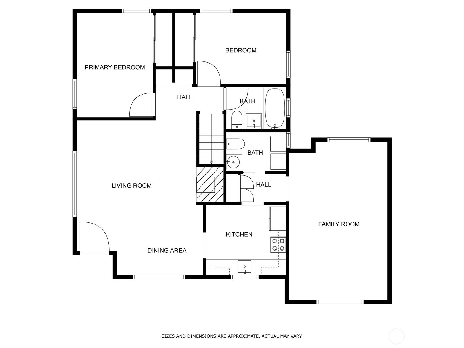 Main floor layout.