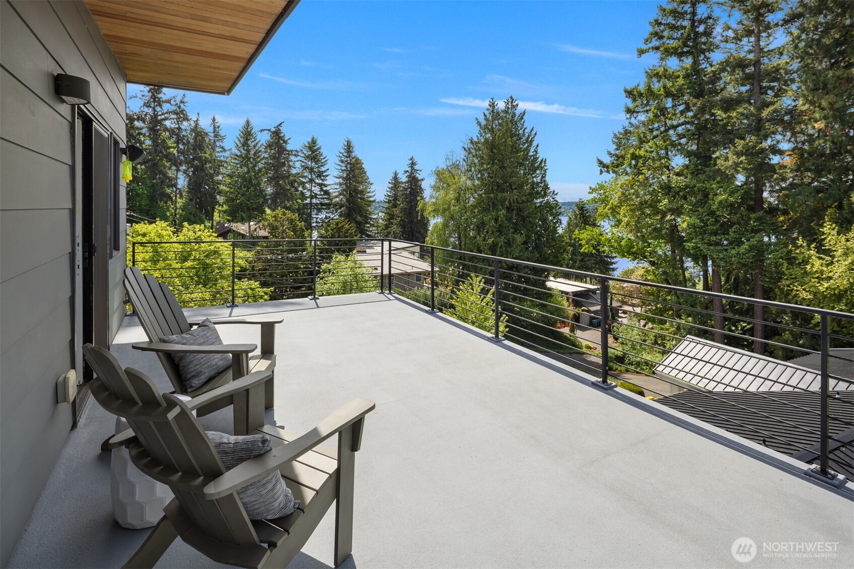 Imagine morning coffee & views on your private deck!