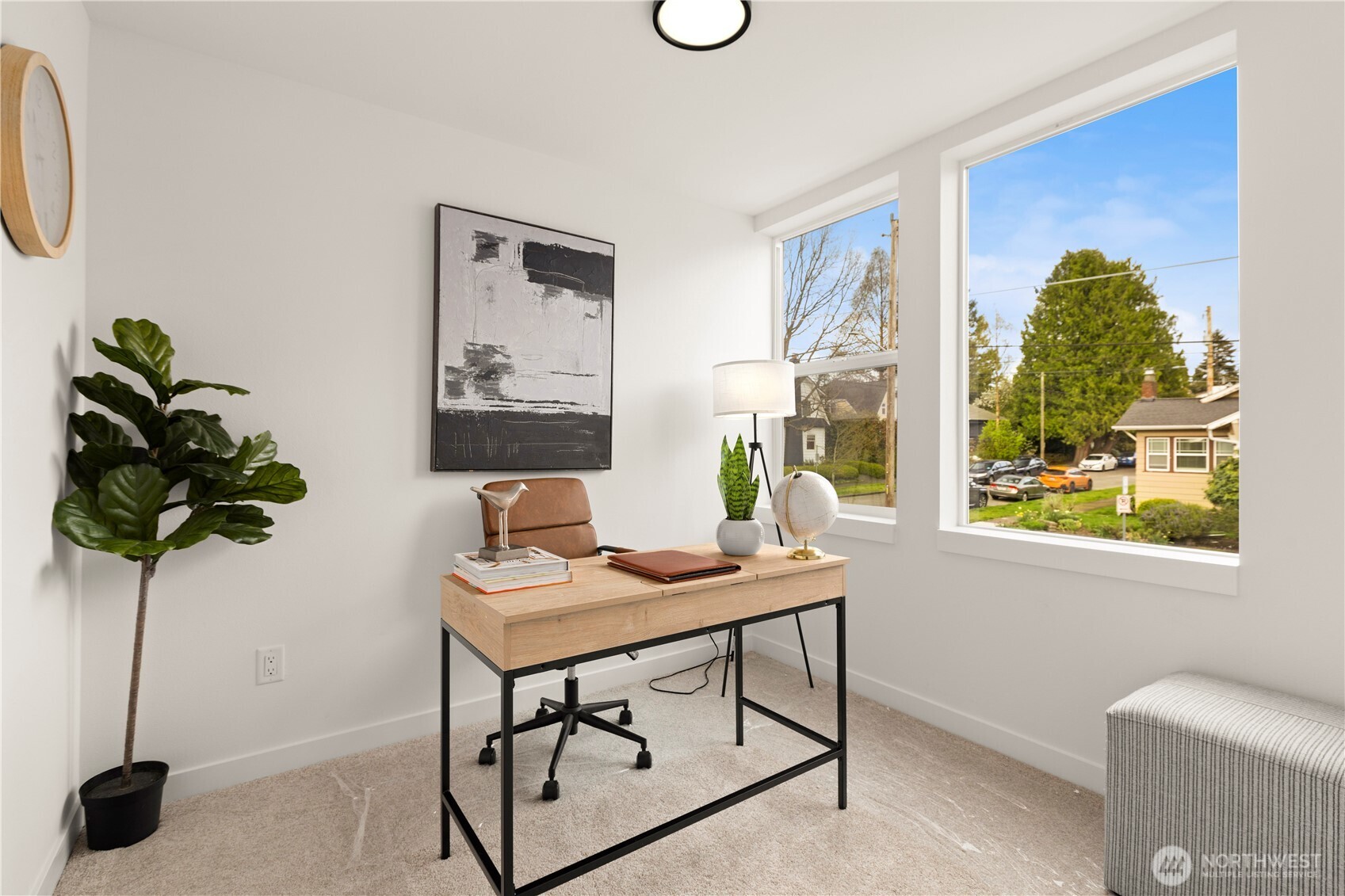 Photos are of a similar staged home.