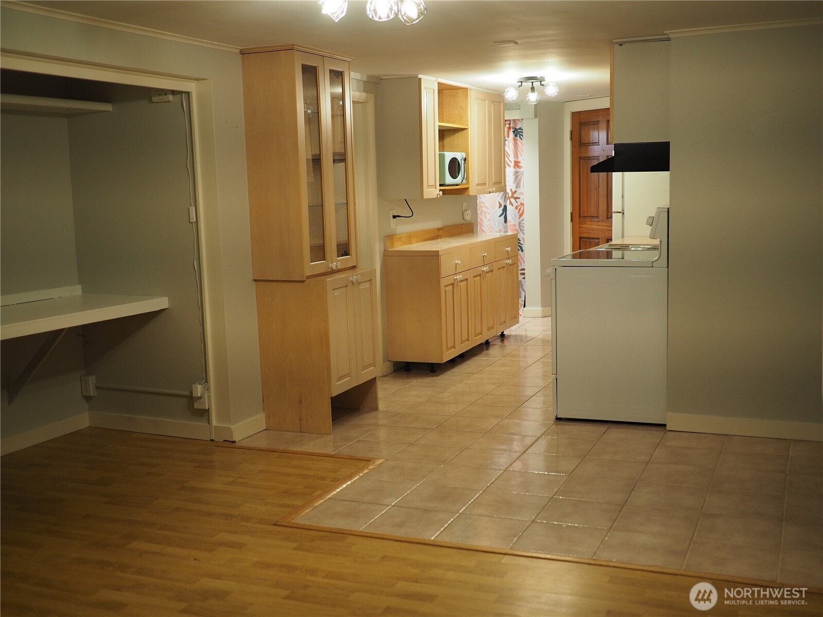 Apartment Kitchen and living area