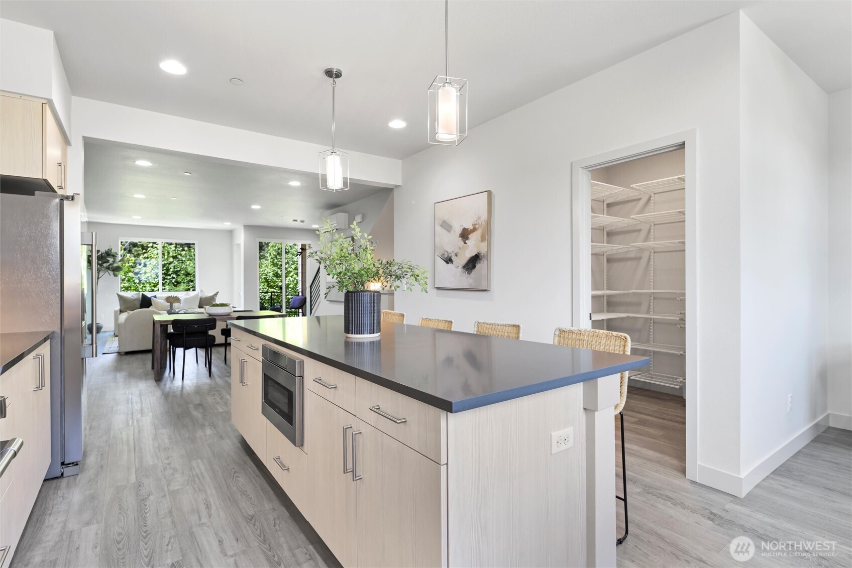 Walk-in pantry for even more storage!