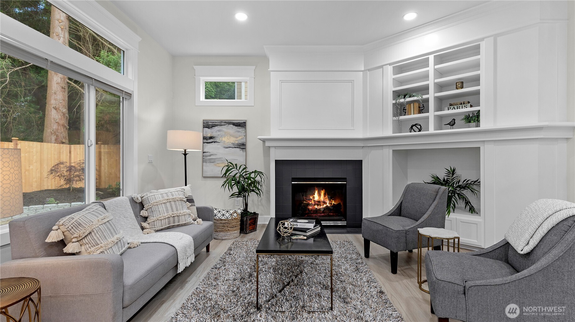 Extensive custom Millwork