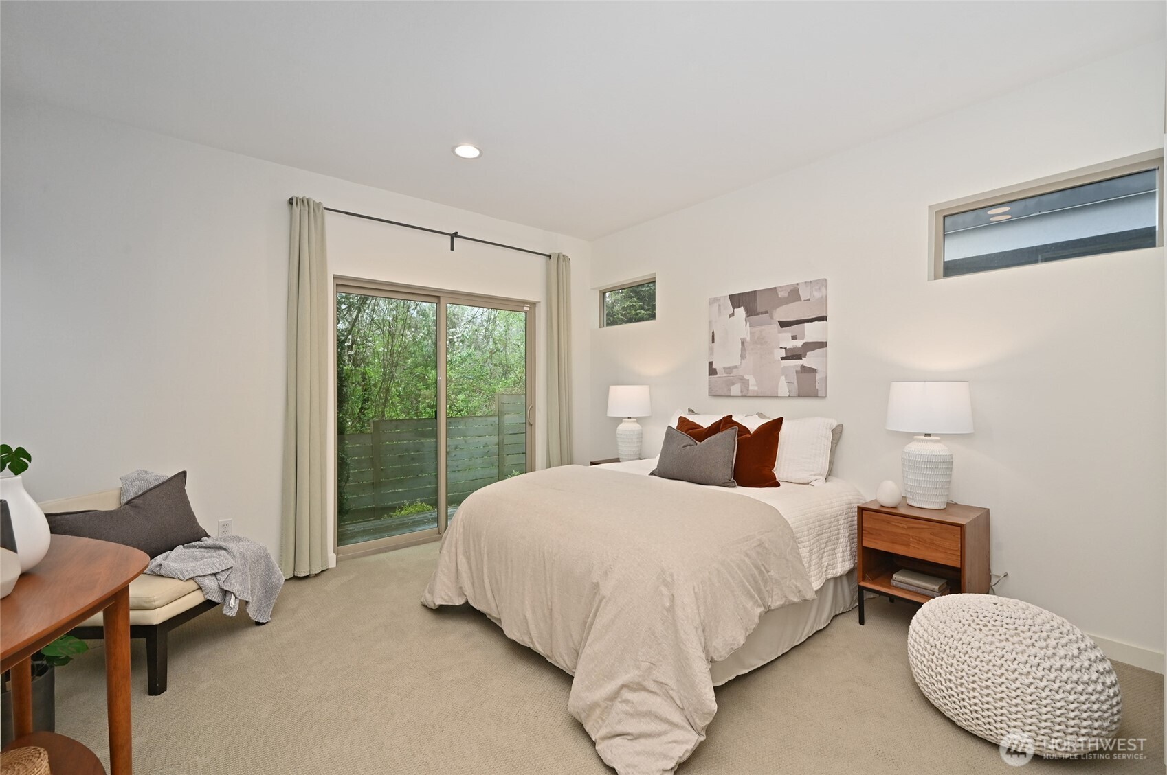 Bedroom #3 is on the lower floor.